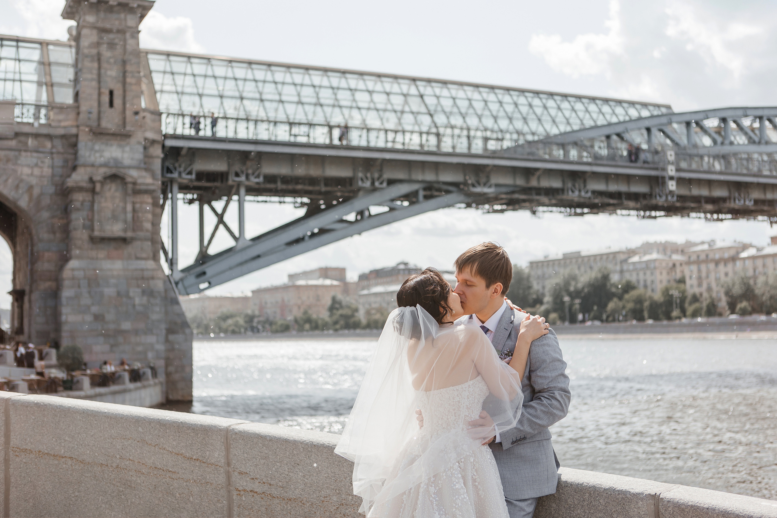 Свадебная фотосессия в парке горького