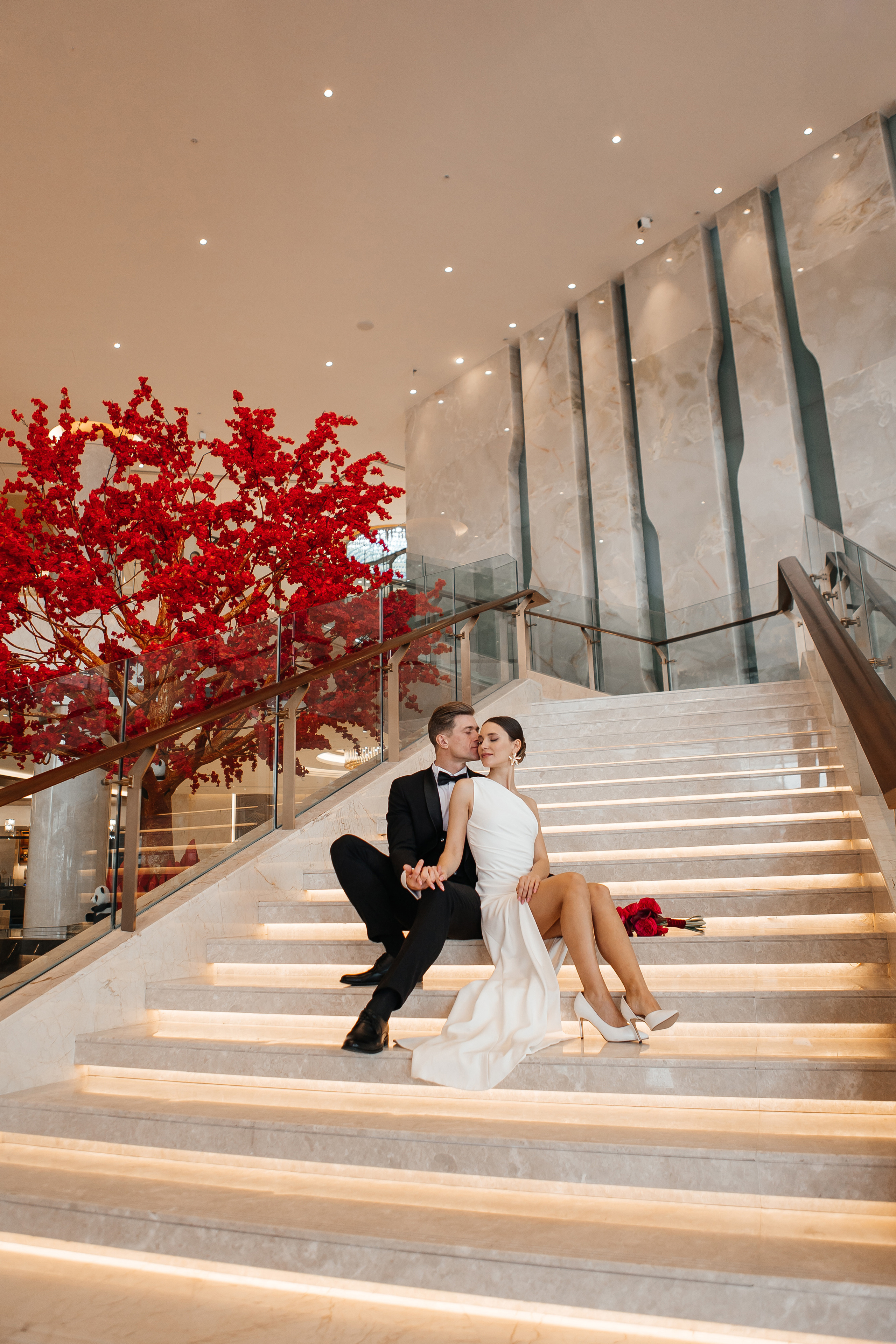 Свадебная фотосессия в отеле Soluxe hotel Moscow