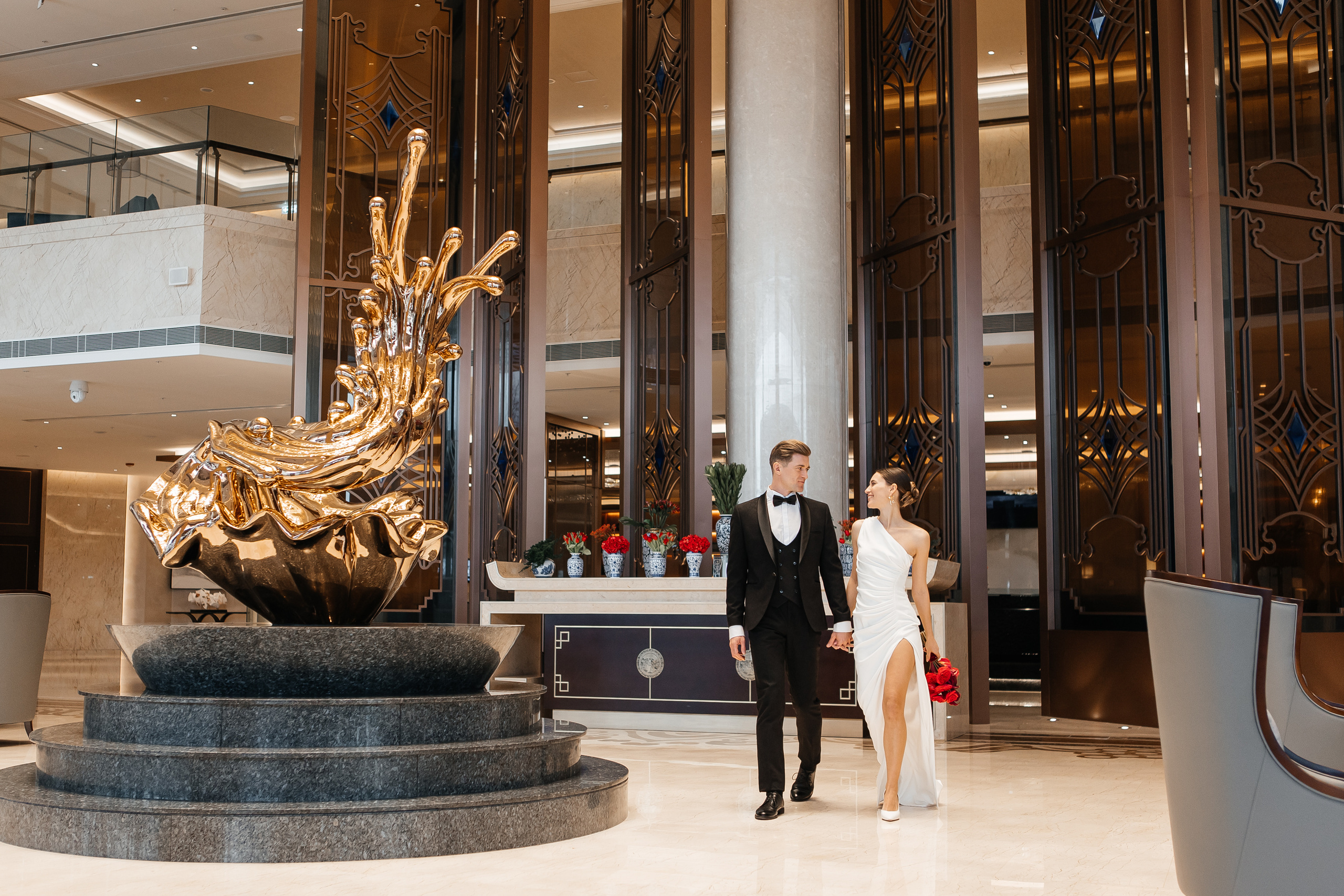 Свадебная фотосессия в отеле Soluxe hotel Moscow