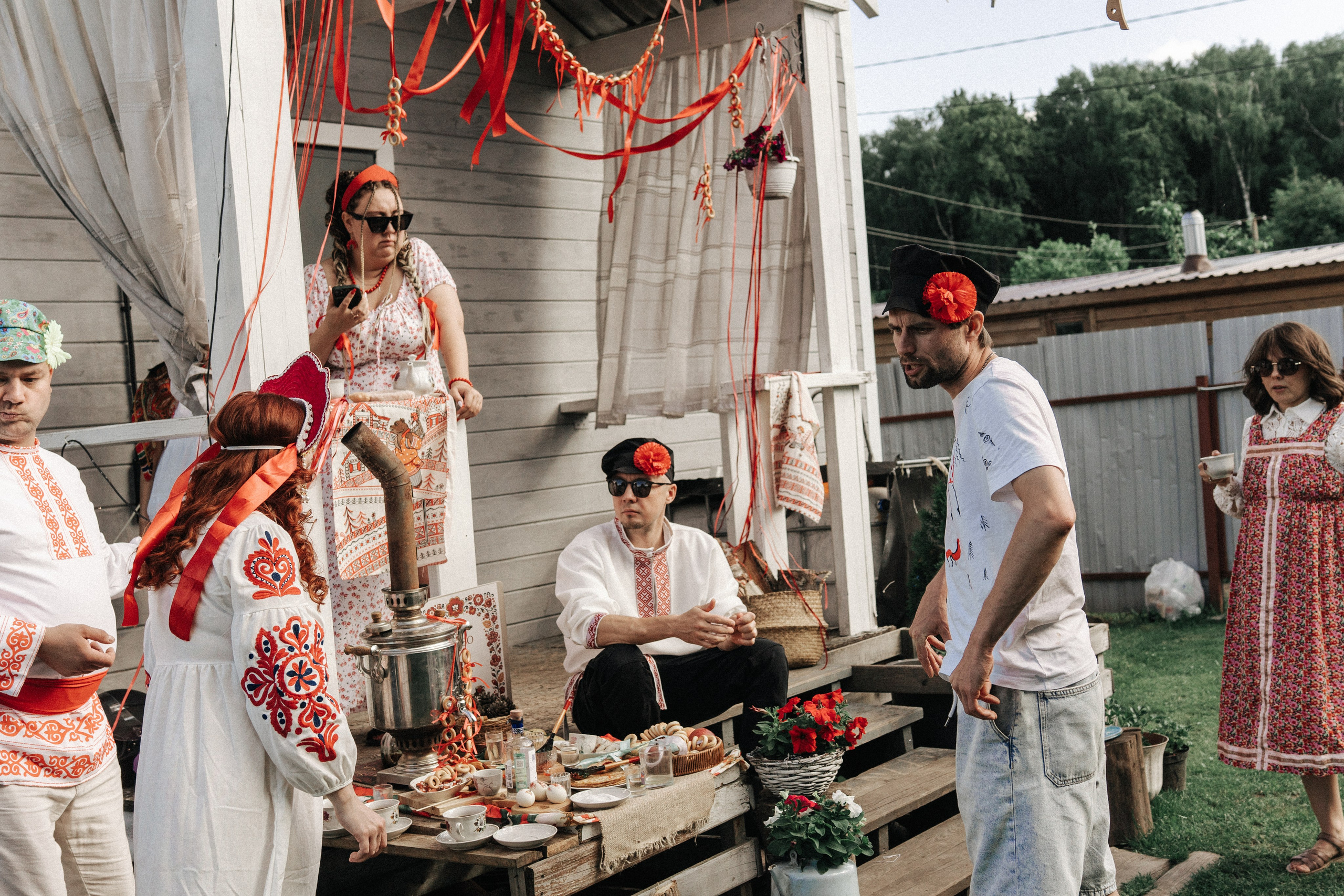 День Рождения в русском стиле. Alenasokolowa.ru