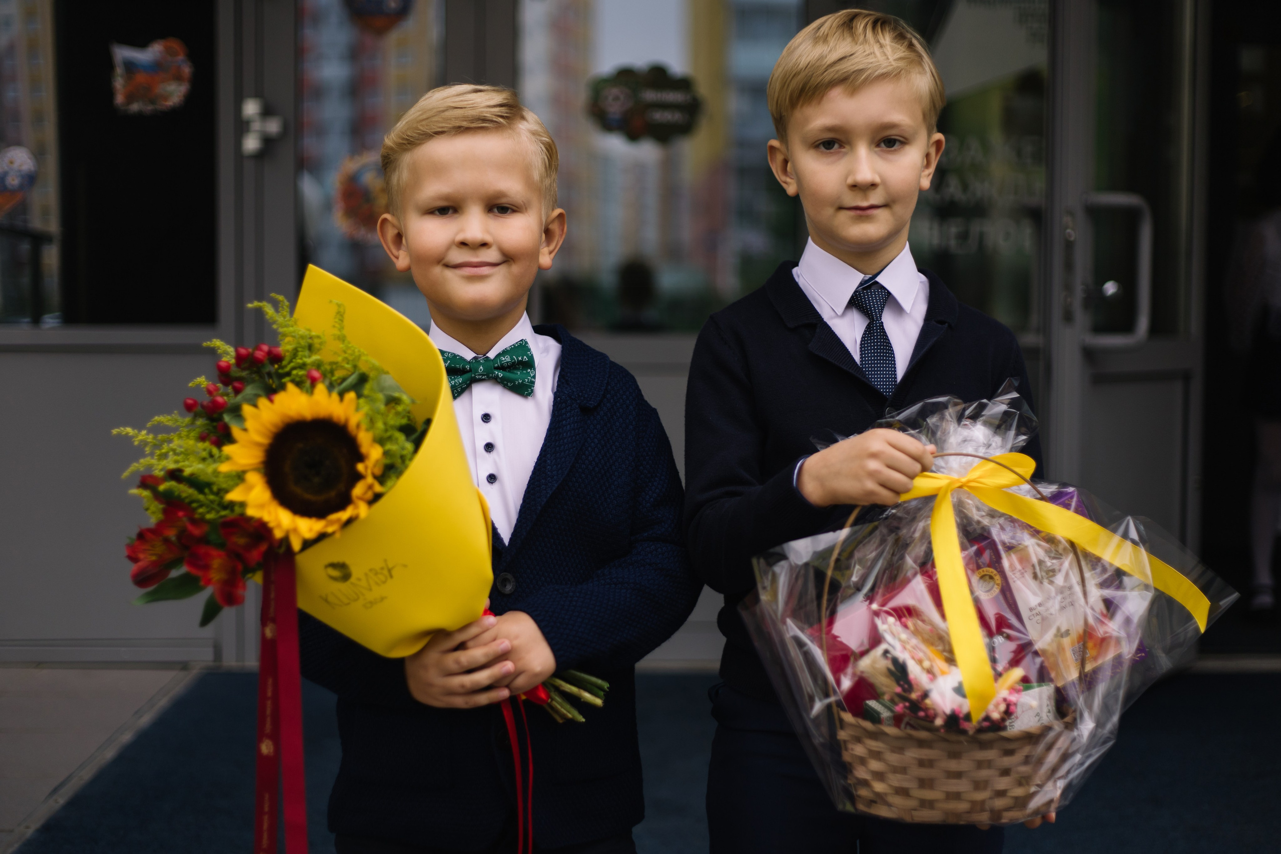 Фотосессия школьников на 1 сентября. Семейный фотограф в Томске Максимова Екатерина