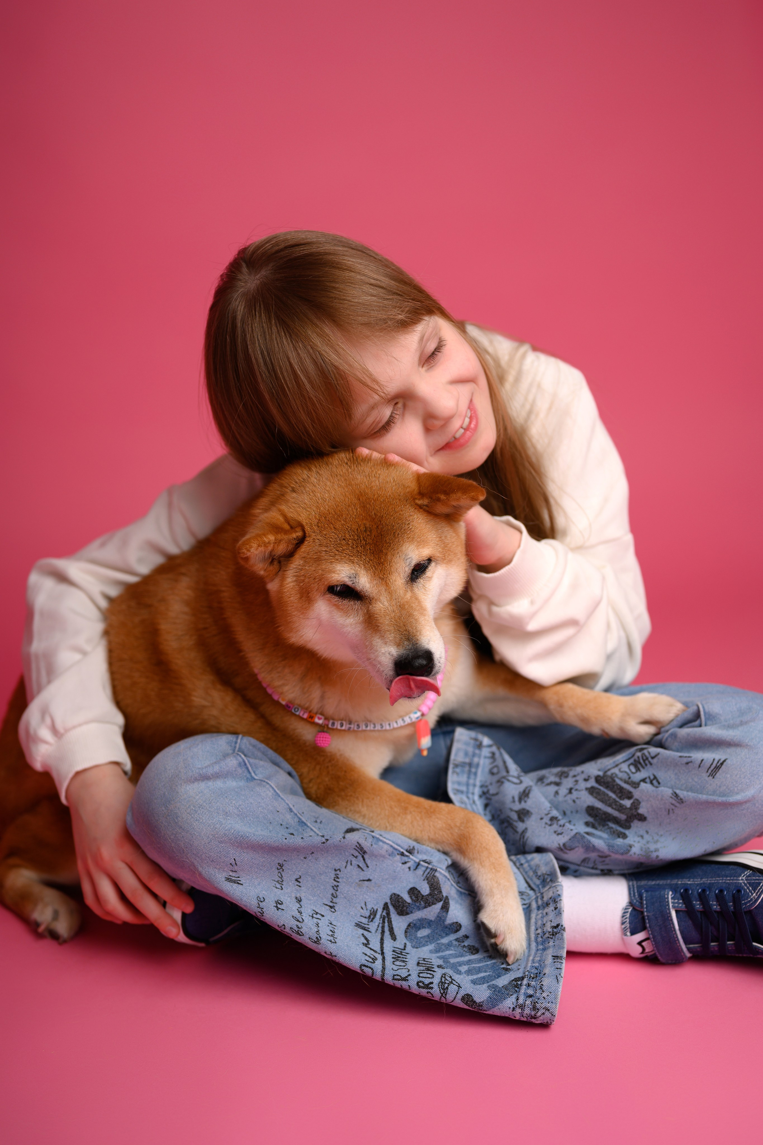 Дети и собачки. Семейный, детский фотограф в Москве Дегтярева Анастасия