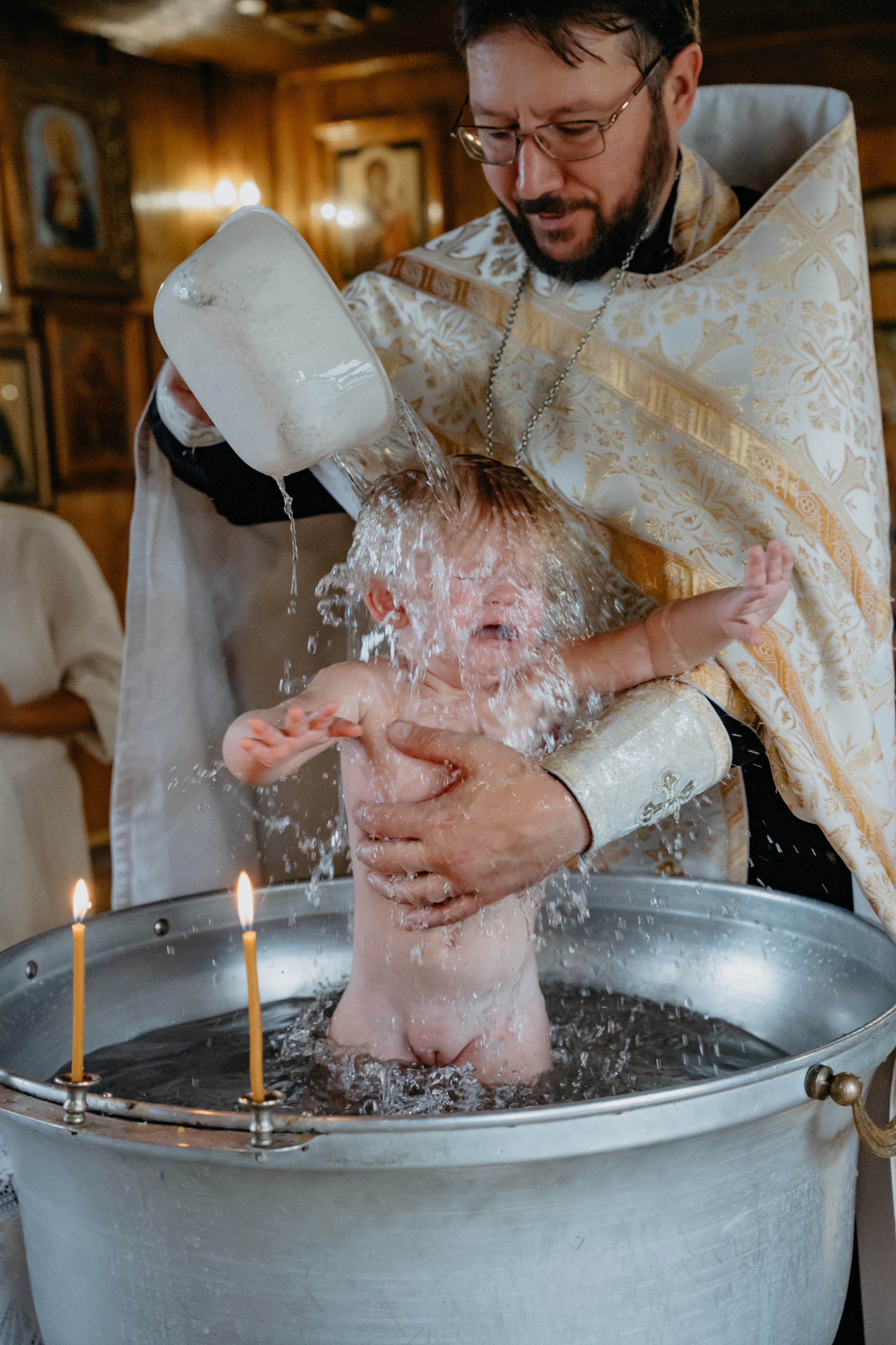 Таинство крещения, церковь Иконы Божией Матери Всех Скорбящих Радость