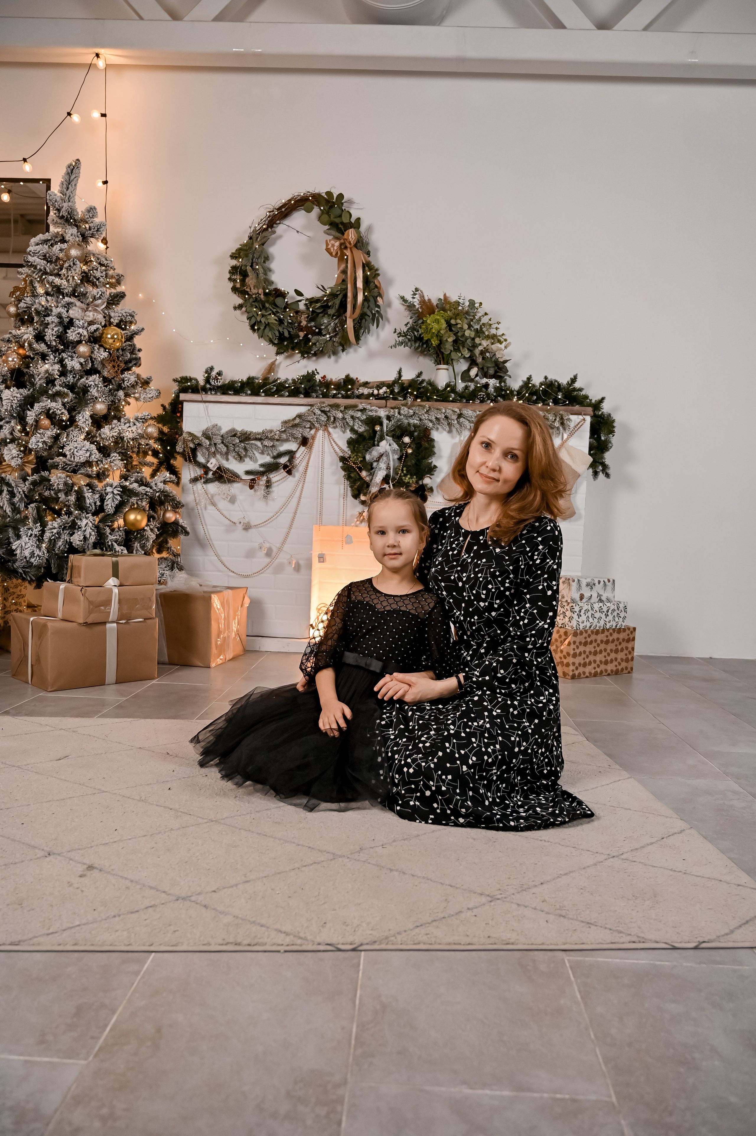 Новогодняя фотосессия в студии. Семейный и свадебный фотограф в г. Уфа Динара