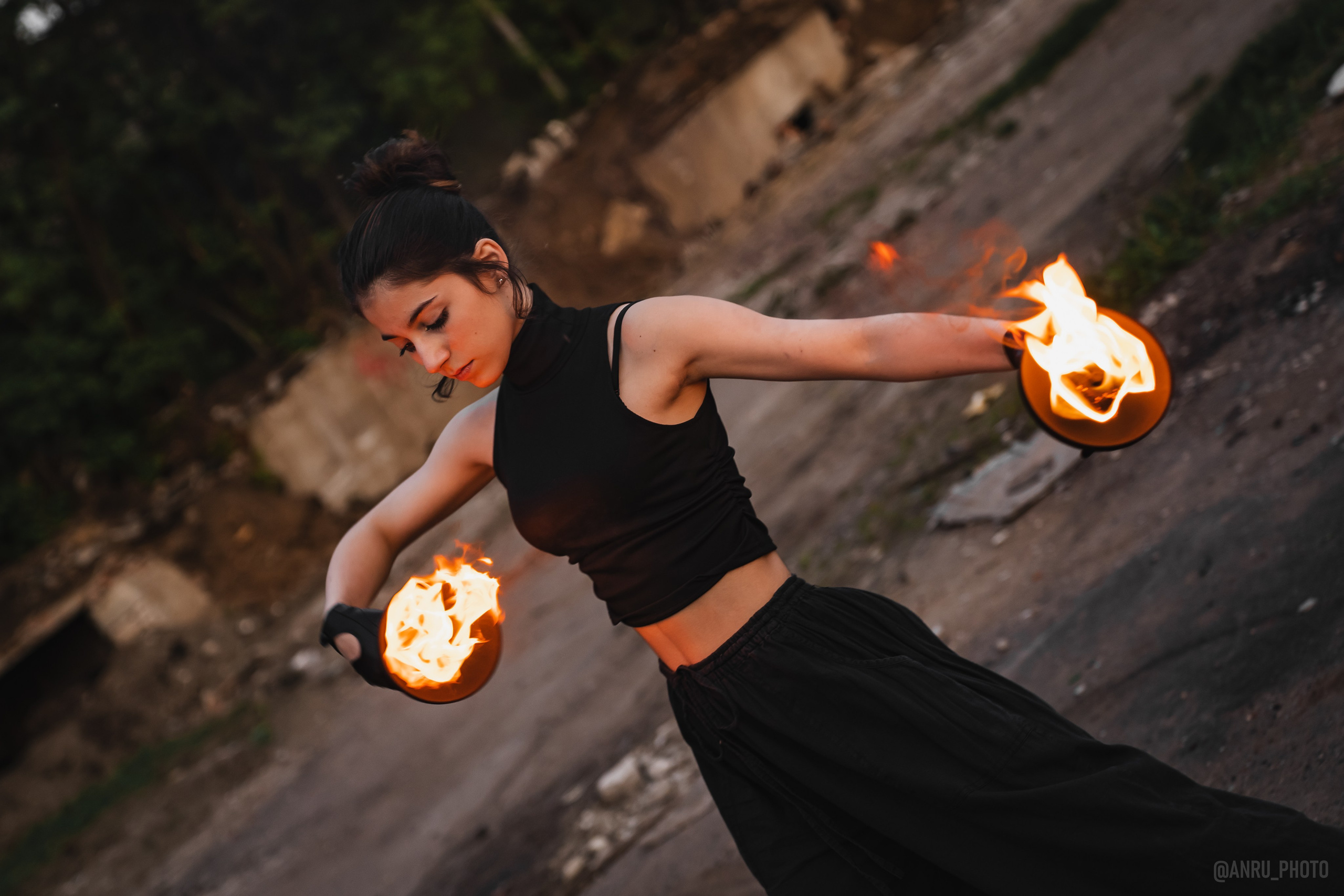 Огненная тренировка. Репортажный фотограф Анастасия Рубцова