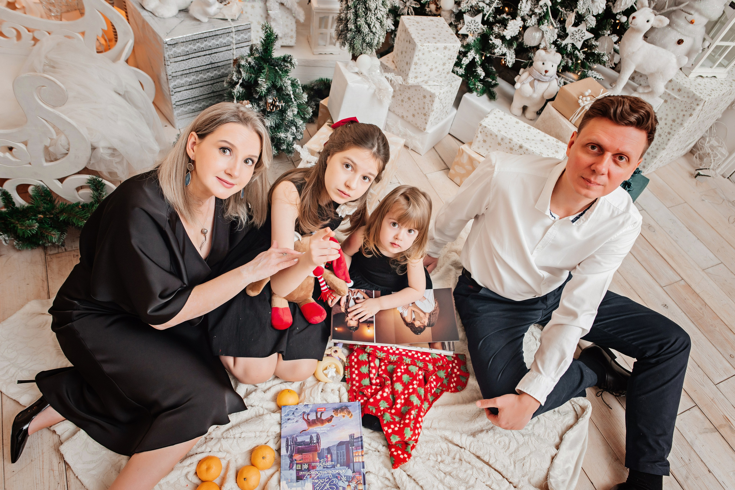Новый год семьи Виктории. Детский и семейный фотограф выпускной альбом Приморско-Ахтарск