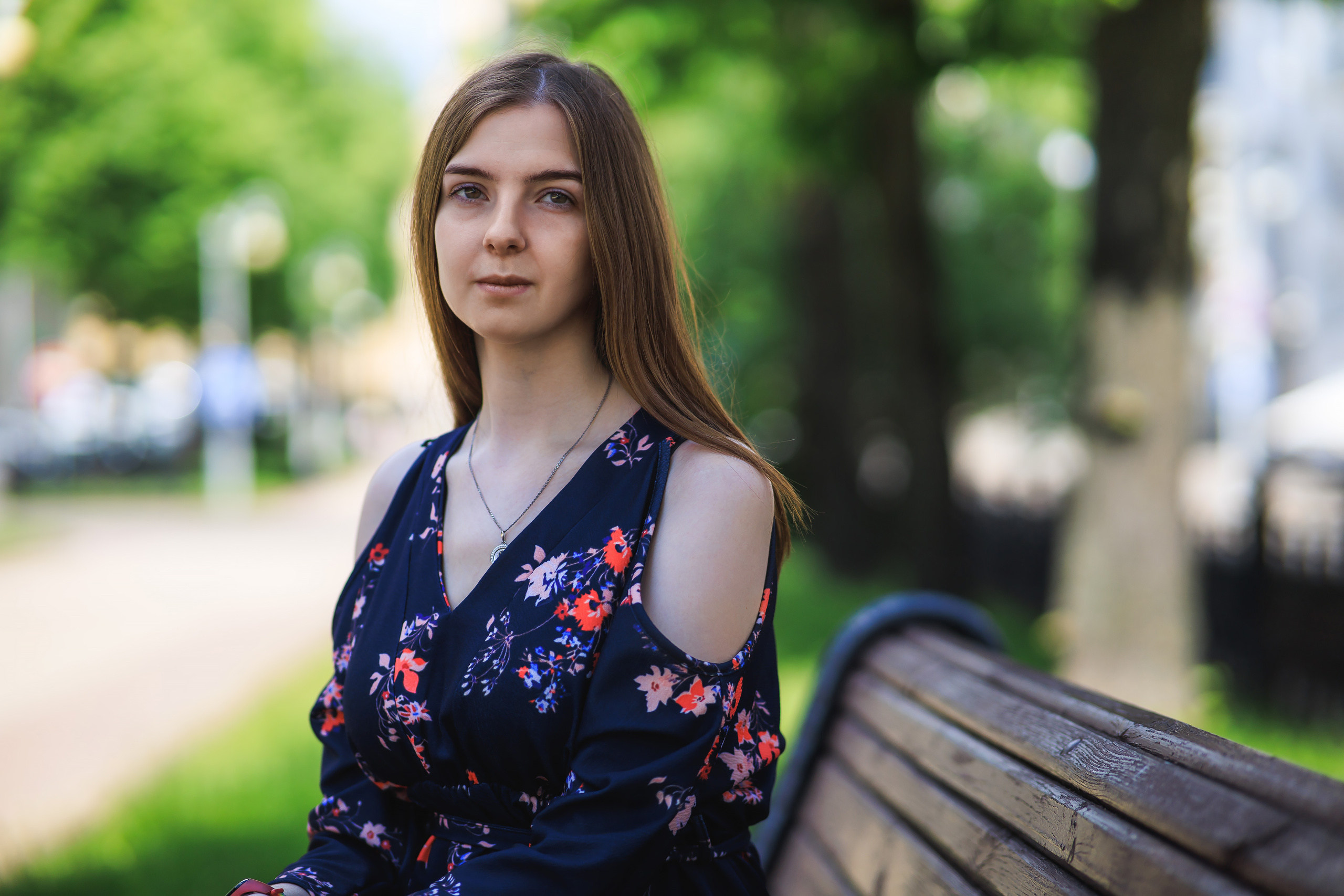 Фотосессия для Ксении на летних улицах Минска