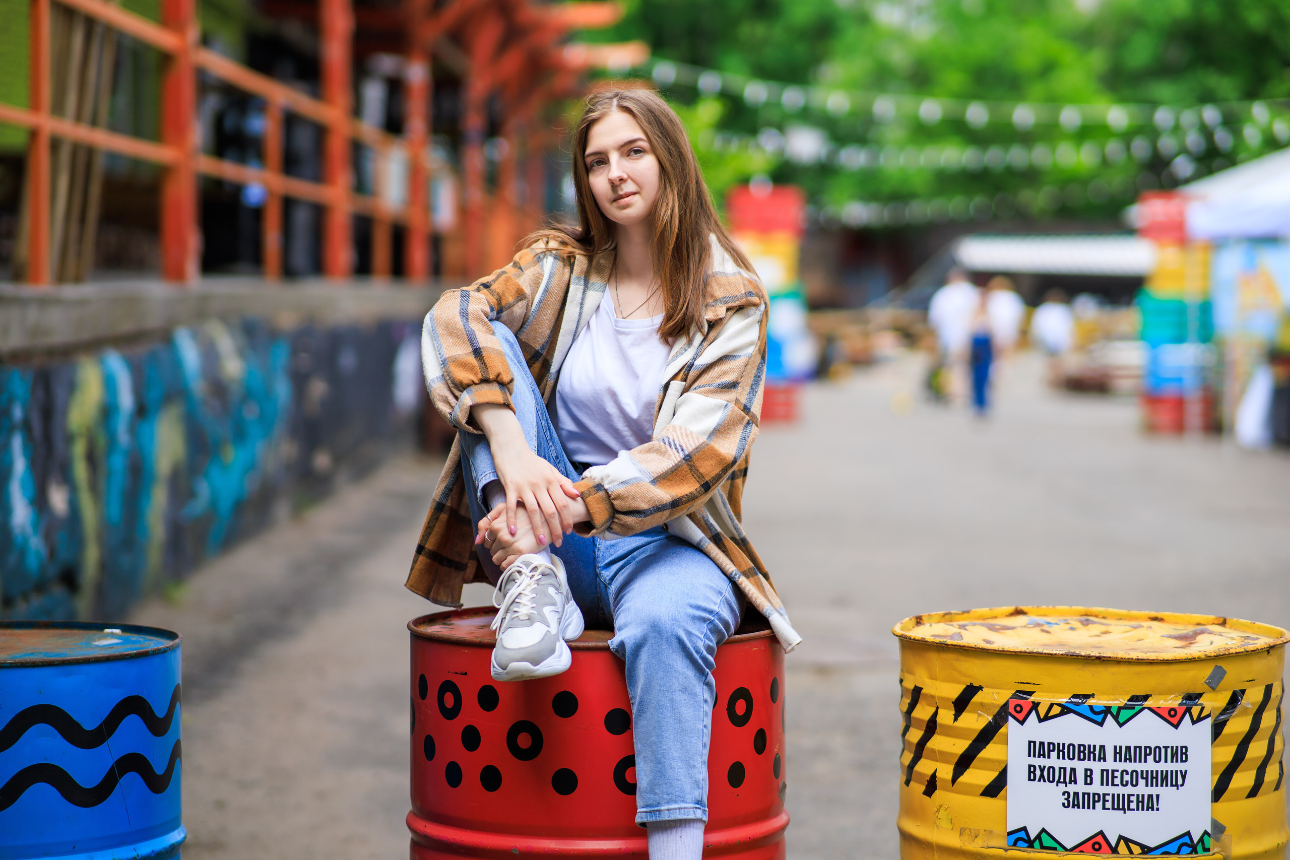 Фотосессия для Ксении на летних улицах Минска