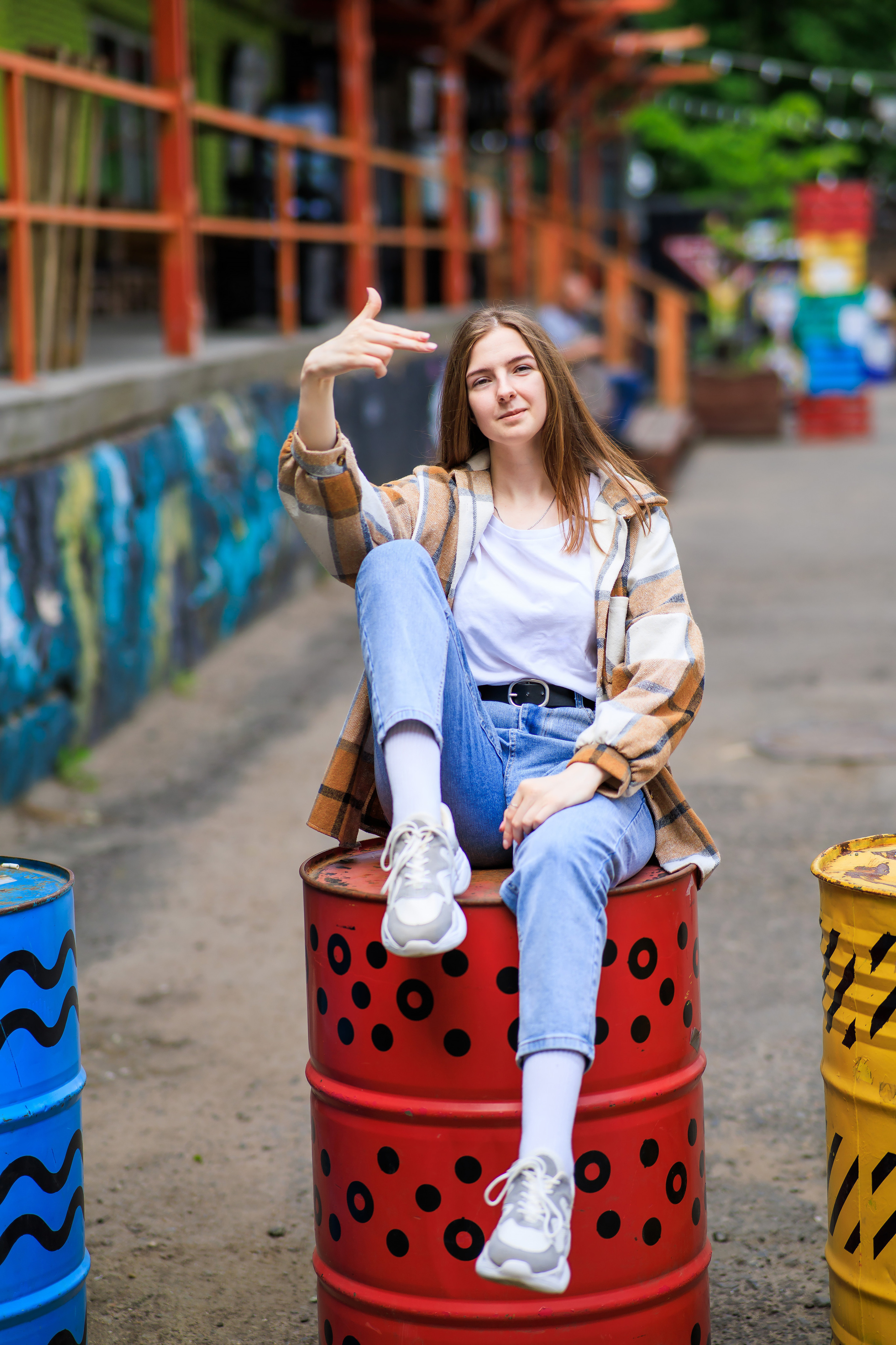 Фотосессия для Ксении на летних улицах Минска