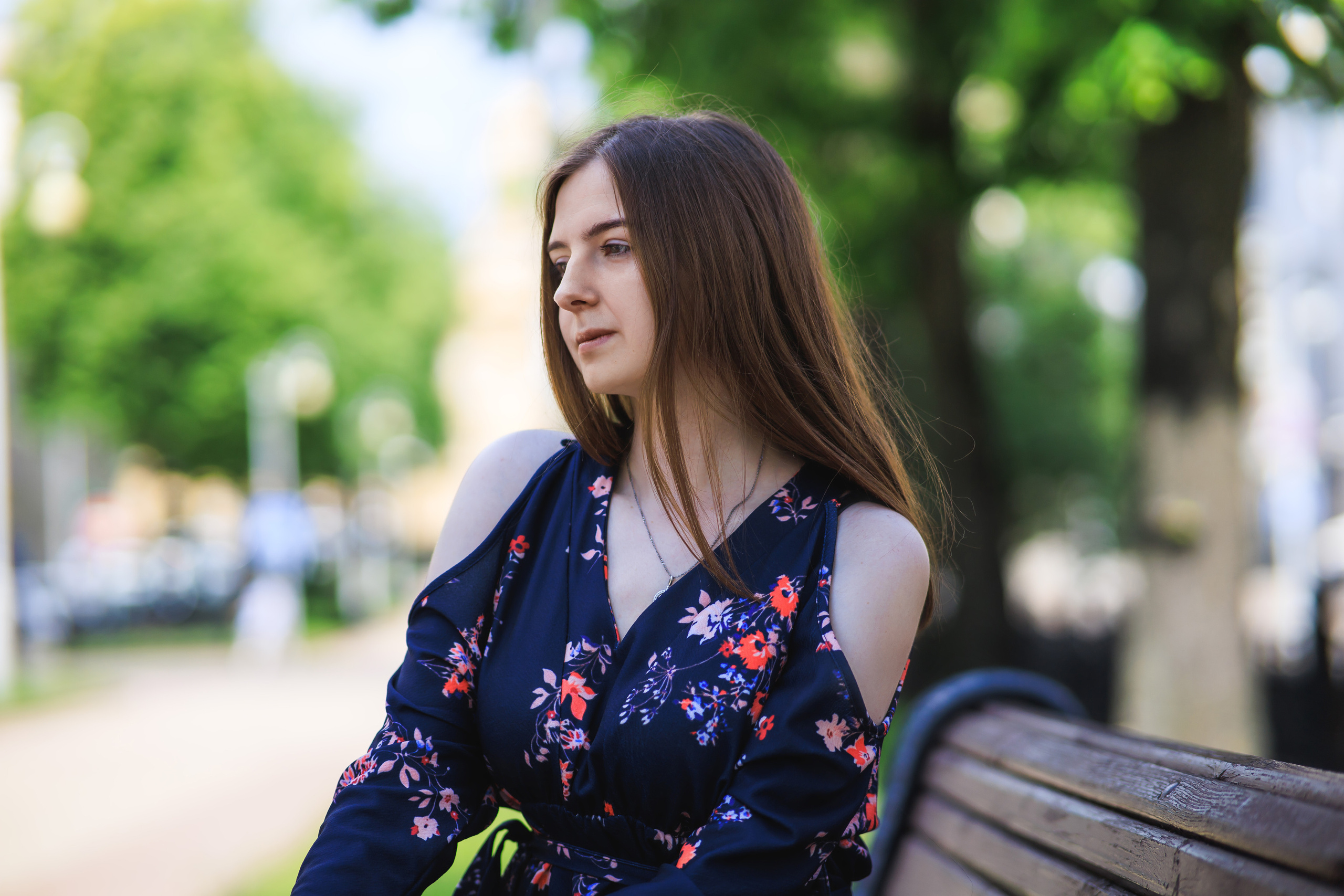 Фотосессия для Ксении на летних улицах Минска