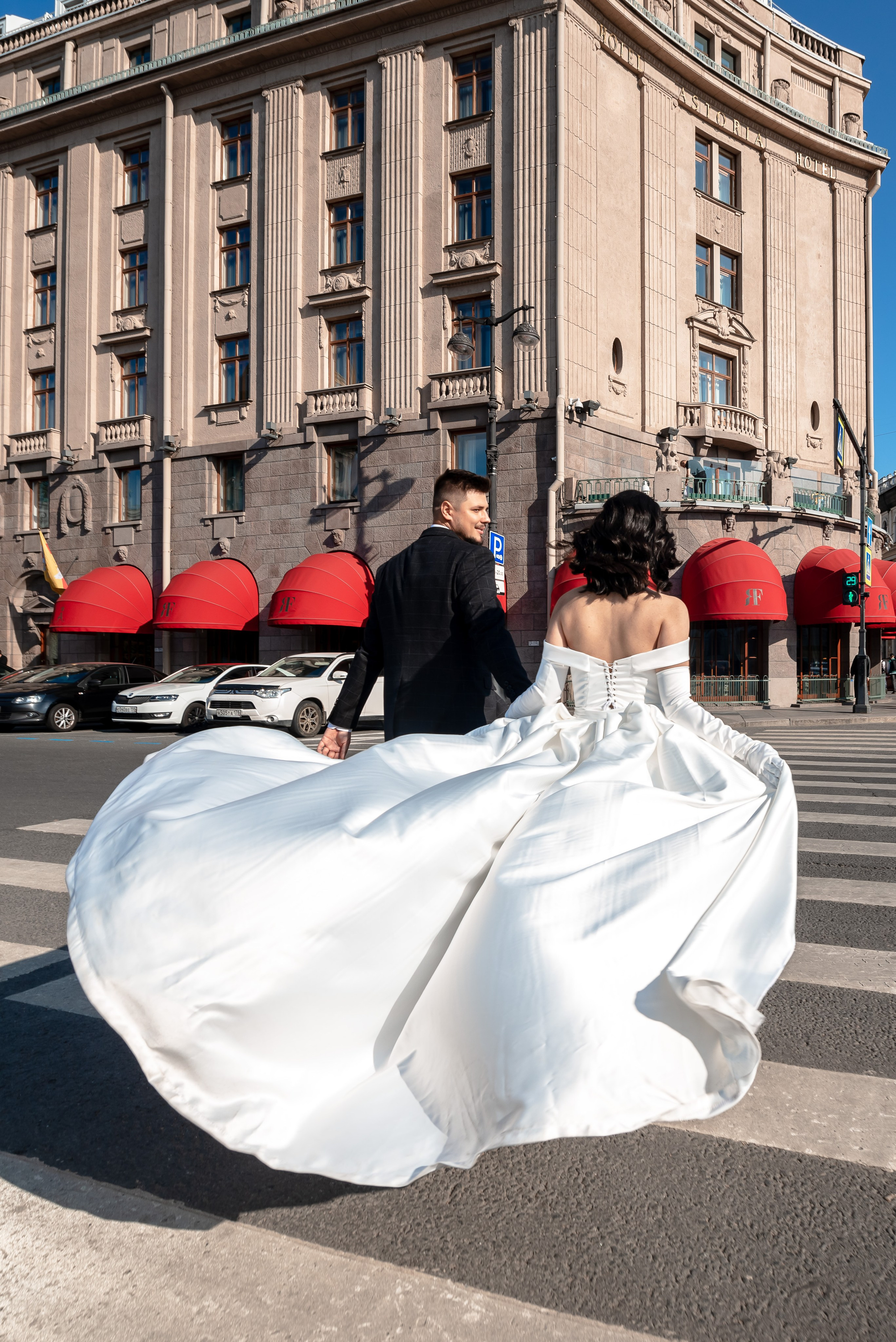 Камерная свадьба в Первом Дворце Бракосочетания №1 на Английской набережной Яны и Евгения. Портретный, семейный и свадебный фотограф в Санкт-Петербурге и в Пушкине Ширяев Денис