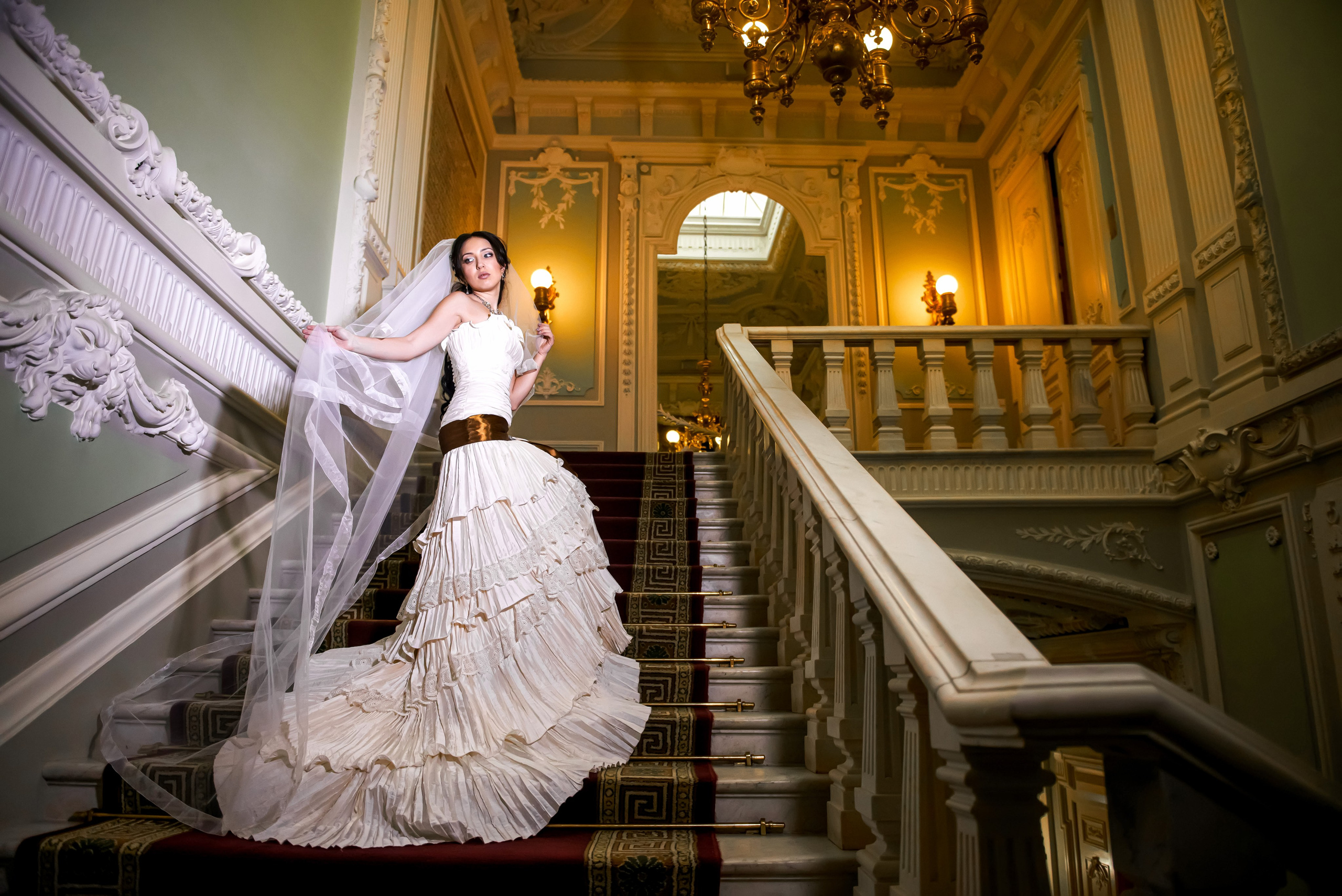 Свадебная фотосессия в Доме Архитектора на Большой Морской ул. Портретный, семейный и свадебный фотограф в Санкт-Петербурге и в Пушкине Ширяев Денис