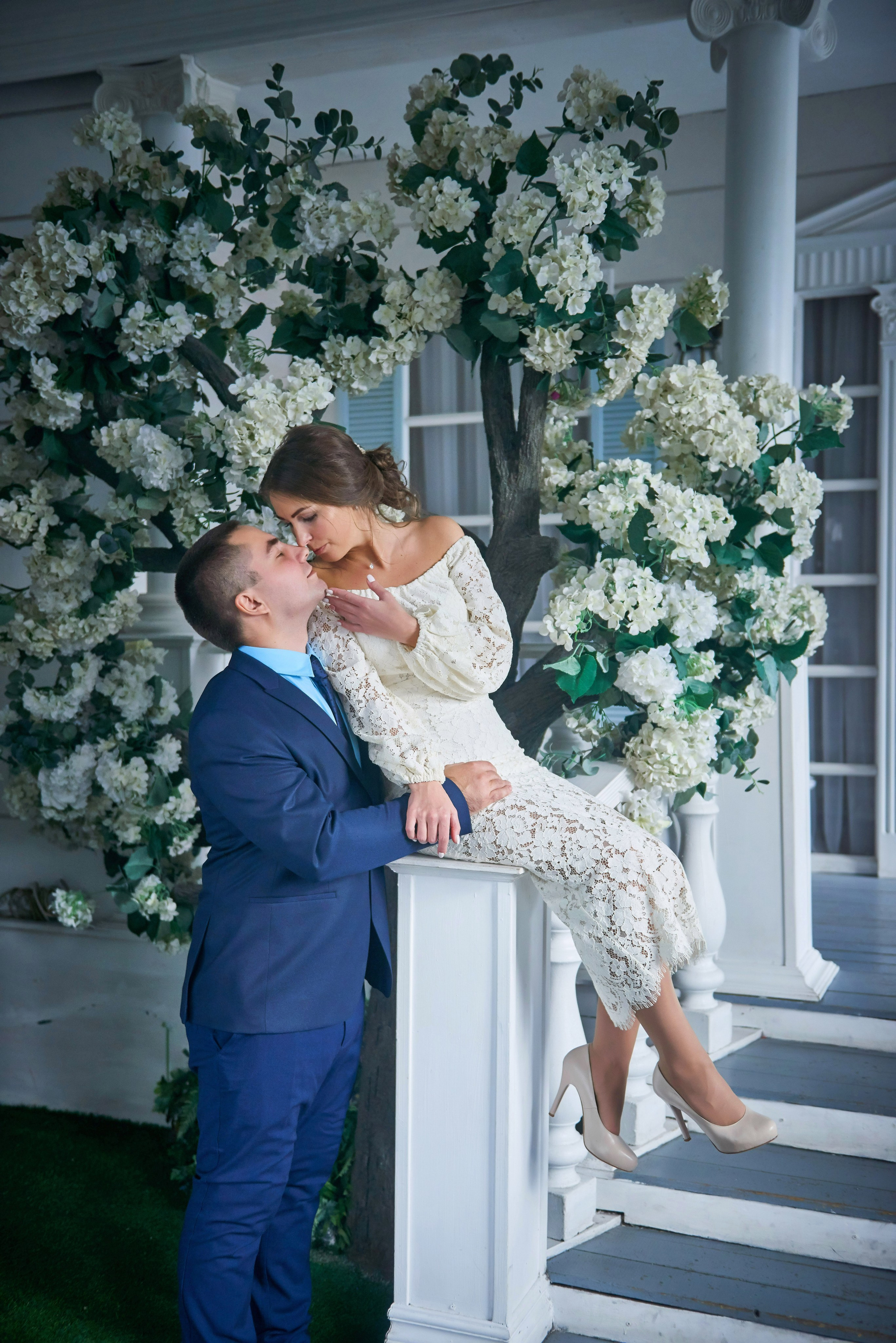 Свадебная фотосессия в студии. Портретный, семейный и свадебный фотограф в Санкт-Петербурге и в Пушкине Ширяев Денис