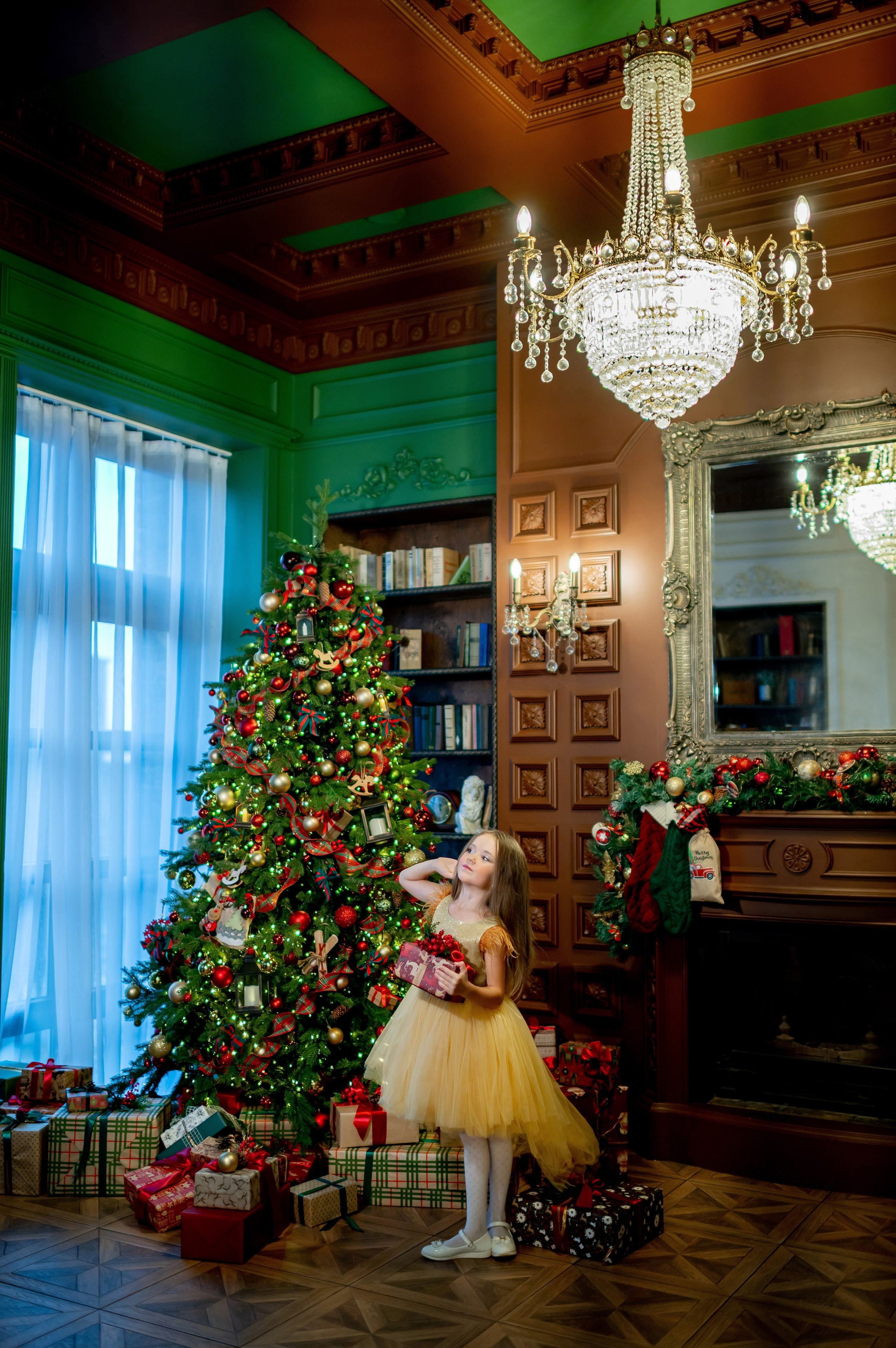 Новогодняя фотосессия в Leona Stage. Портретный, семейный и свадебный фотограф в Санкт-Петербурге и в Пушкине Ширяев Денис