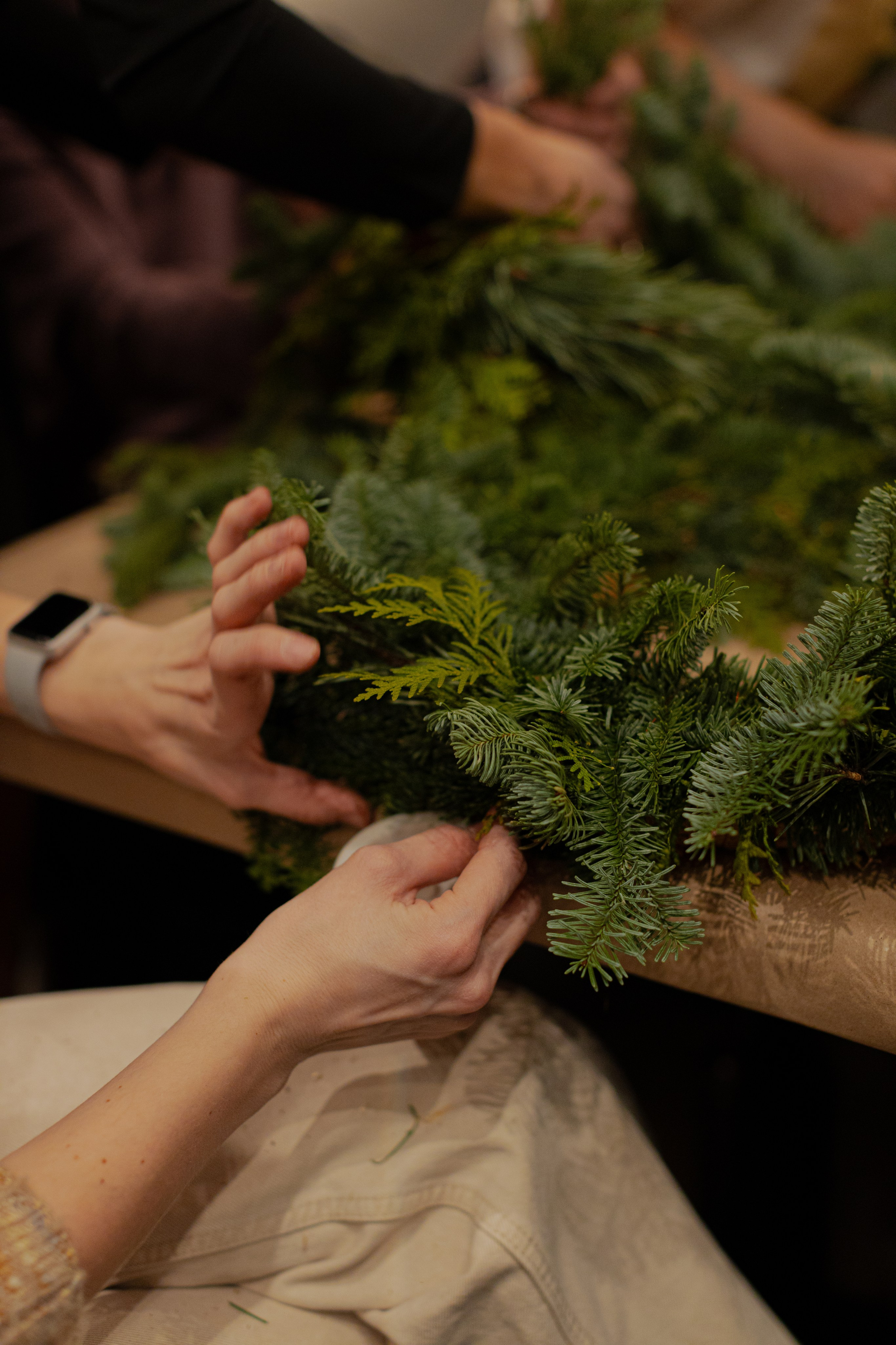 Мк Новогодний Венок. Анастасия Ракчеева Художник
