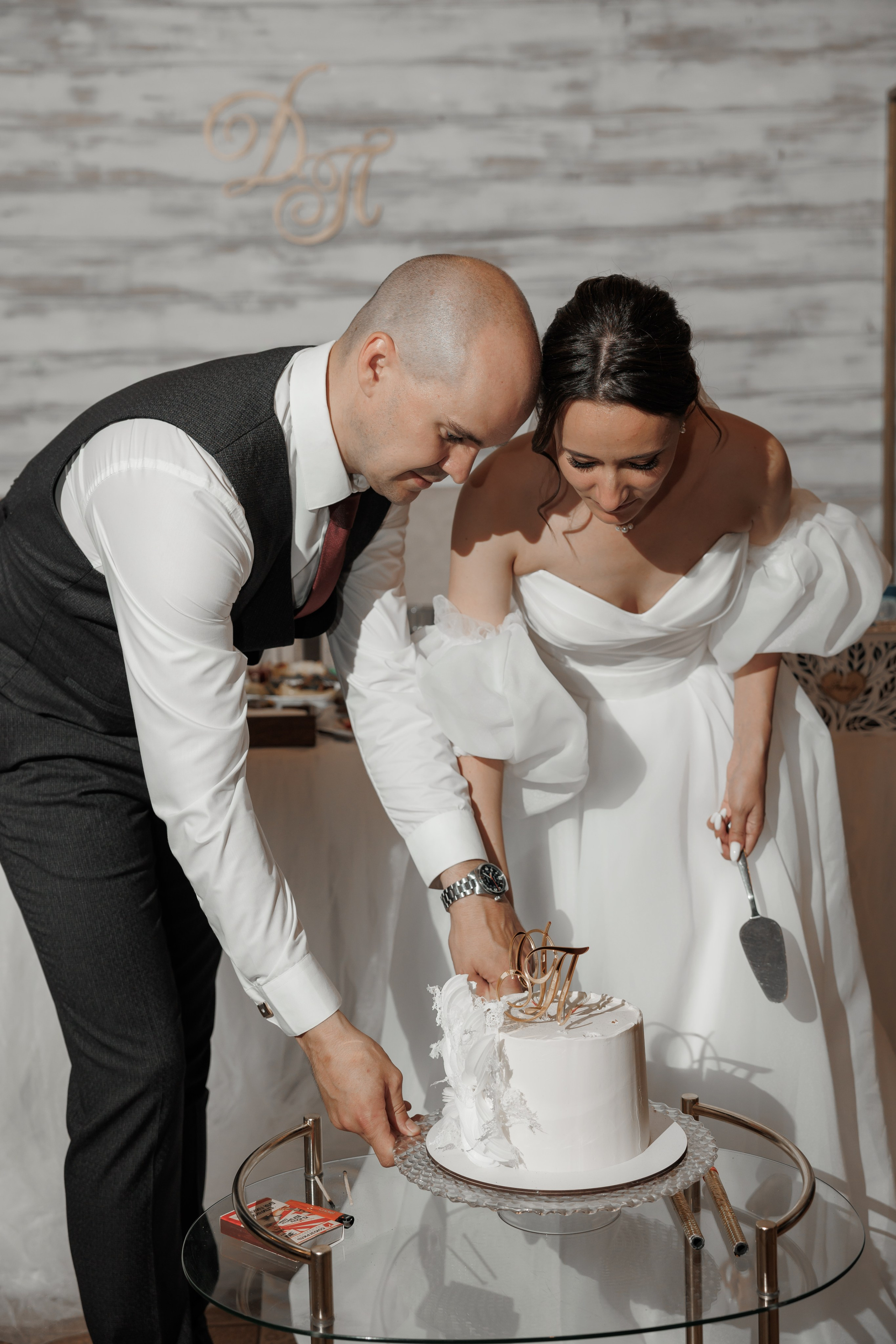 Полина и Дмитрий, загородный клуб «Барин», ЗАГС в г. Пушкино. Свадебный и репортажный фотограф (Москва, Королев и другие)