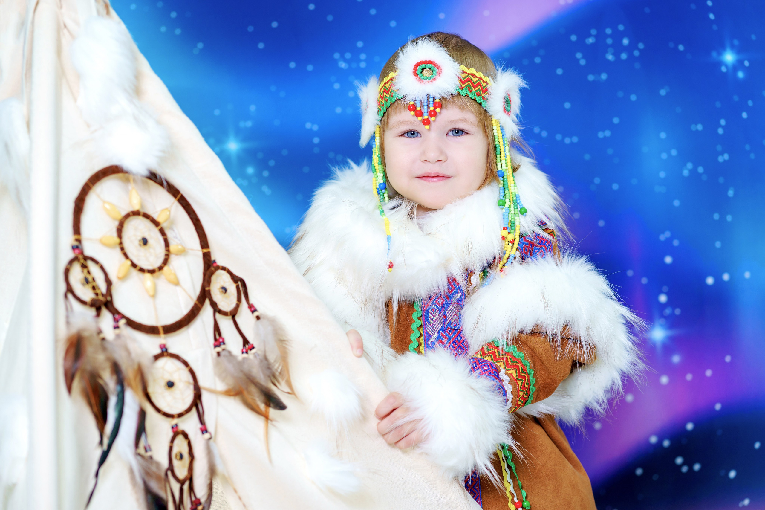 Новогодняя фотосессия для садика «Северное Сияние». Фотостудия «Стрекоза»