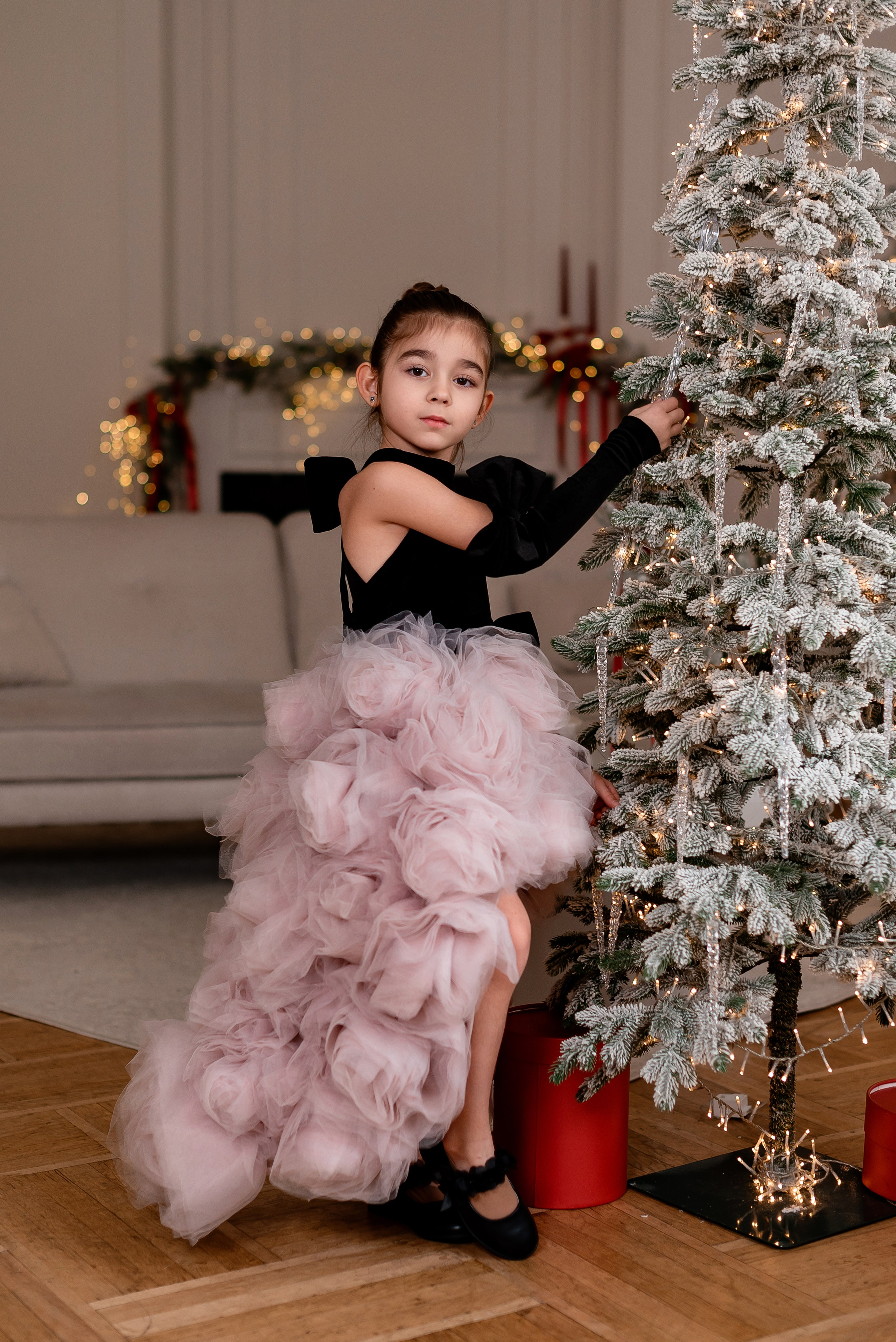 Юля и Варя Новогодняя. Фотограф Татьяна Иванчикова