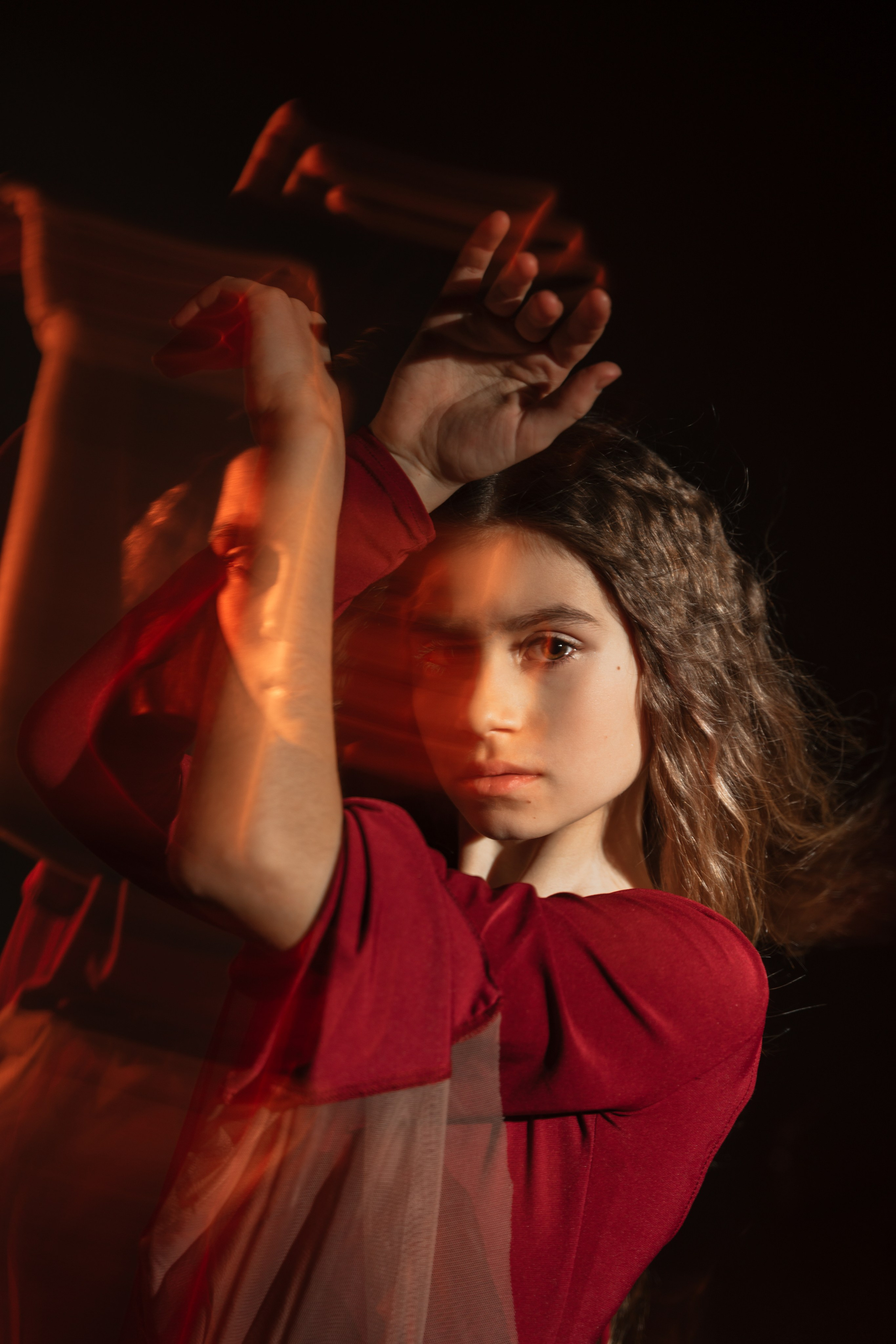 Лина, танец огня. Портретный фотограф в Санкт-Петербурге Дмитриева Наталия