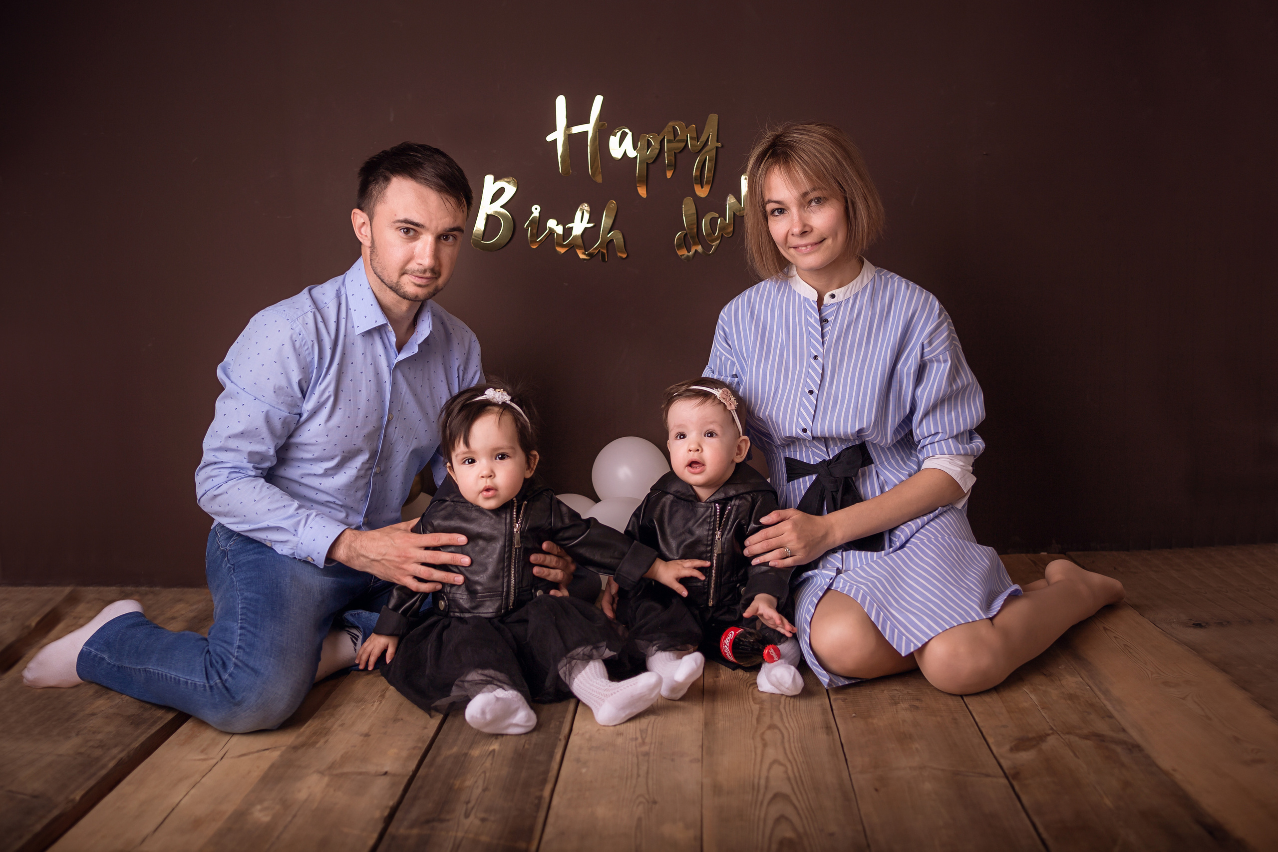 1 годик малышкам. Фотограф Новорожденных и беременности г. Тюмень