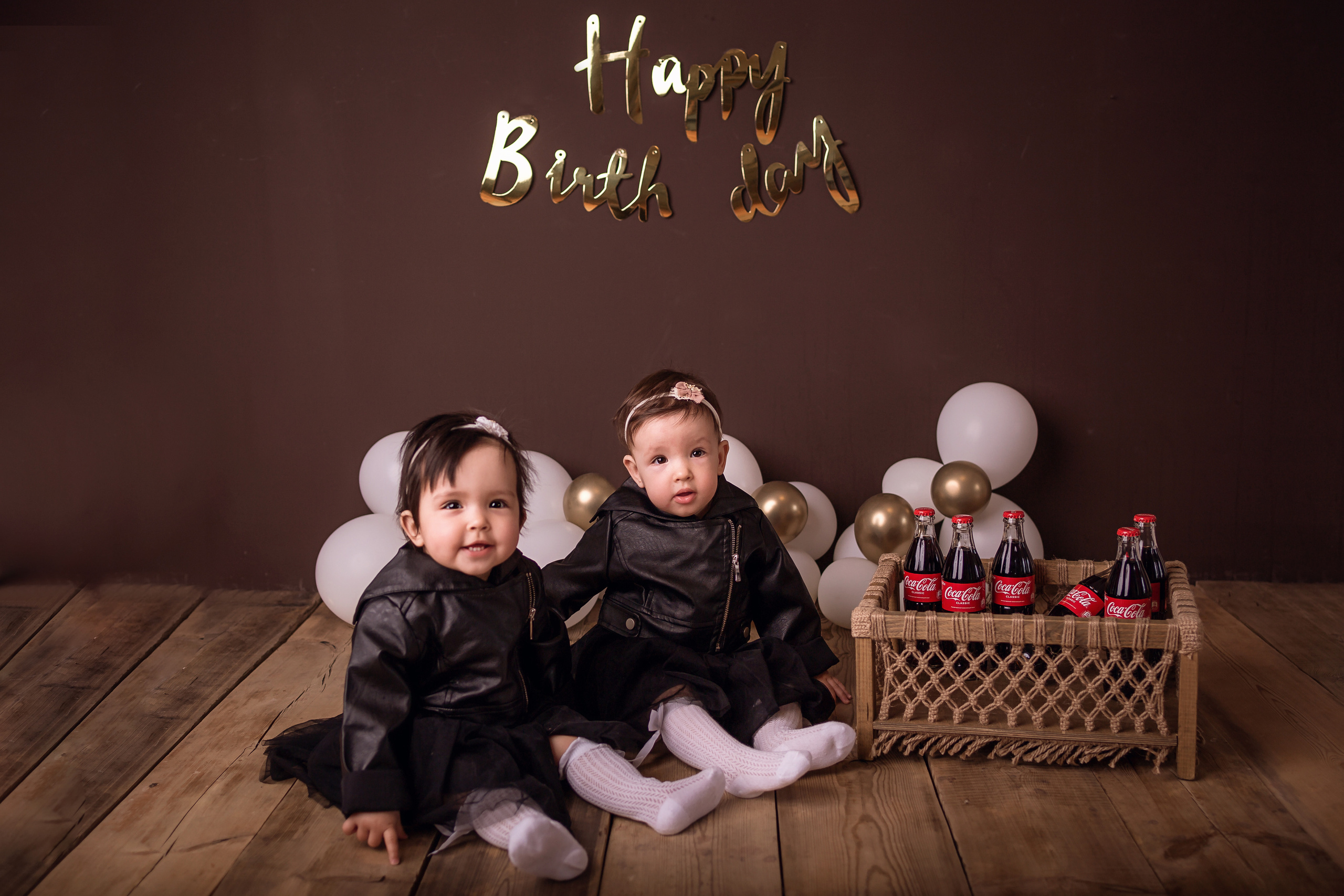 1 годик малышкам. Фотограф Новорожденных и беременности г. Тюмень