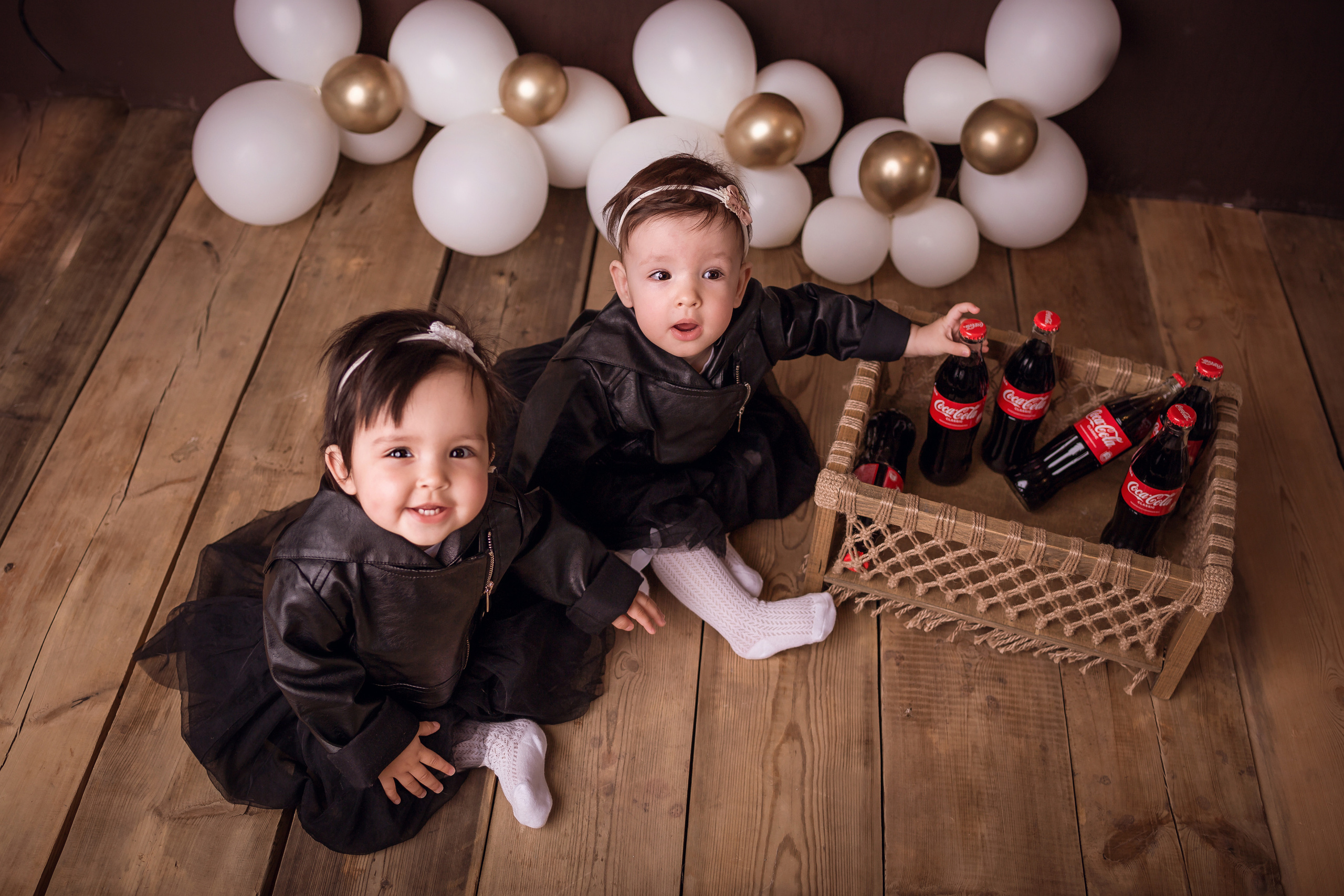 1 годик малышкам. Фотограф Новорожденных и беременности г. Тюмень