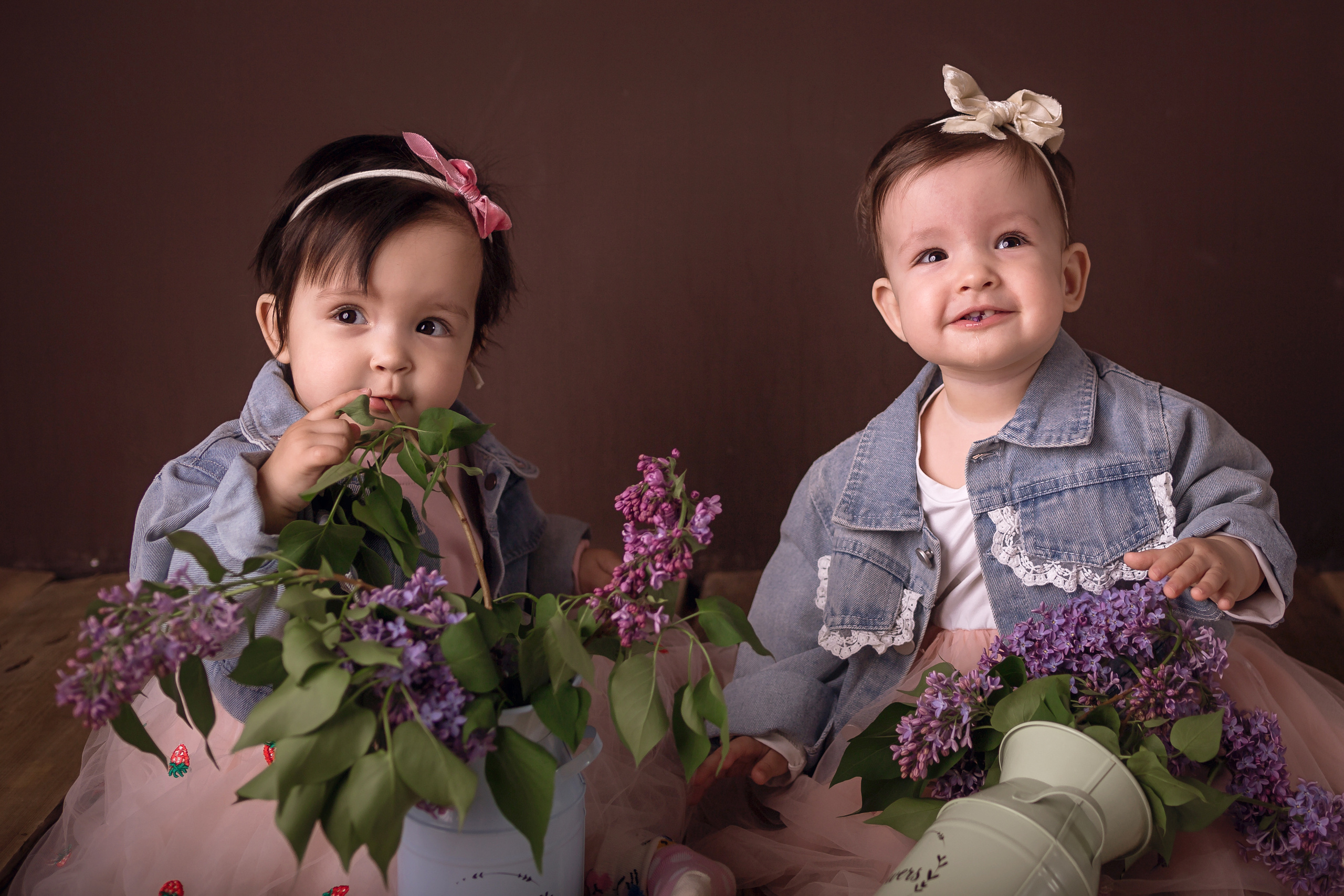 1 годик малышкам. Фотограф Новорожденных и беременности г. Тюмень