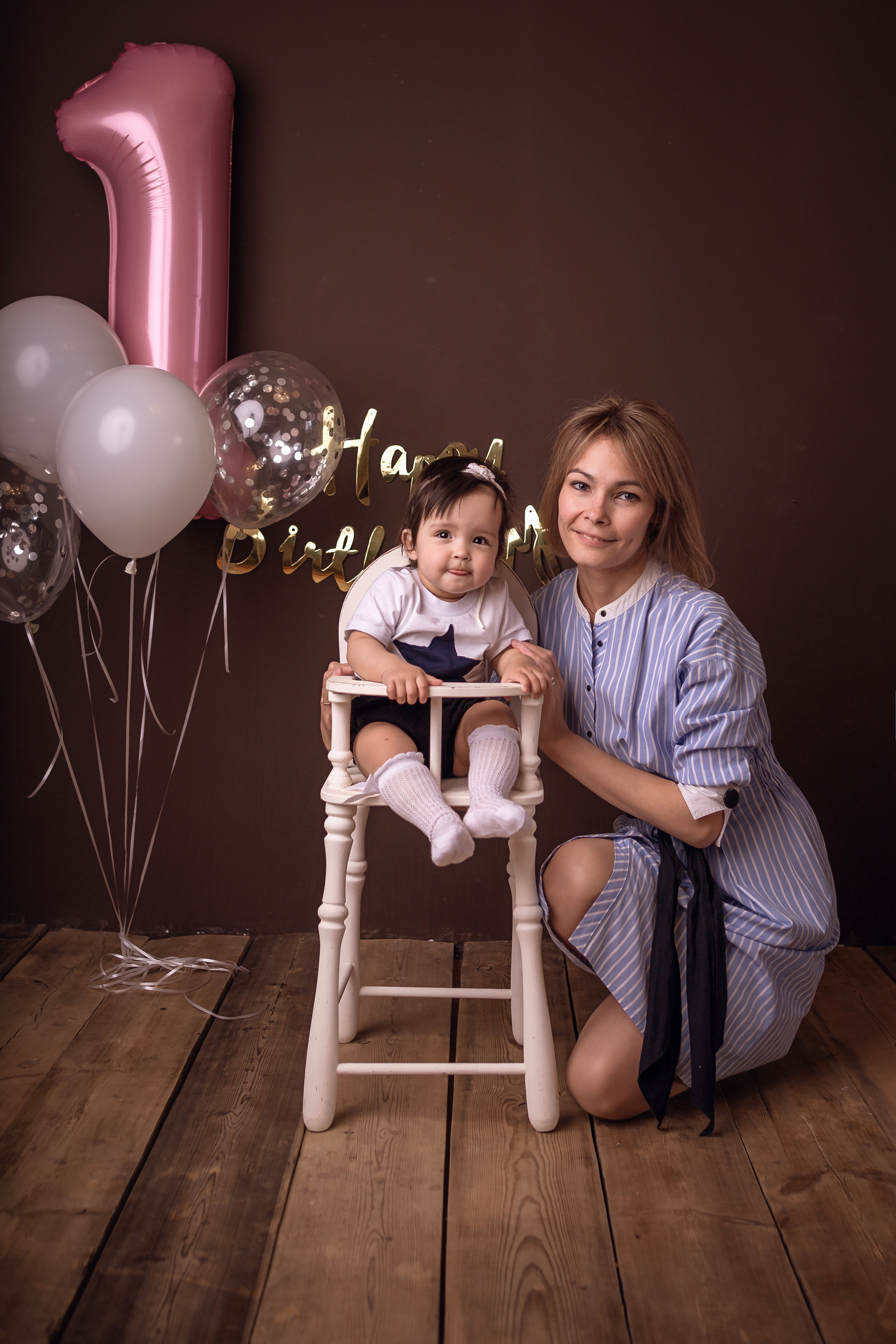 1 годик малышкам. Фотограф Новорожденных и беременности г. Тюмень