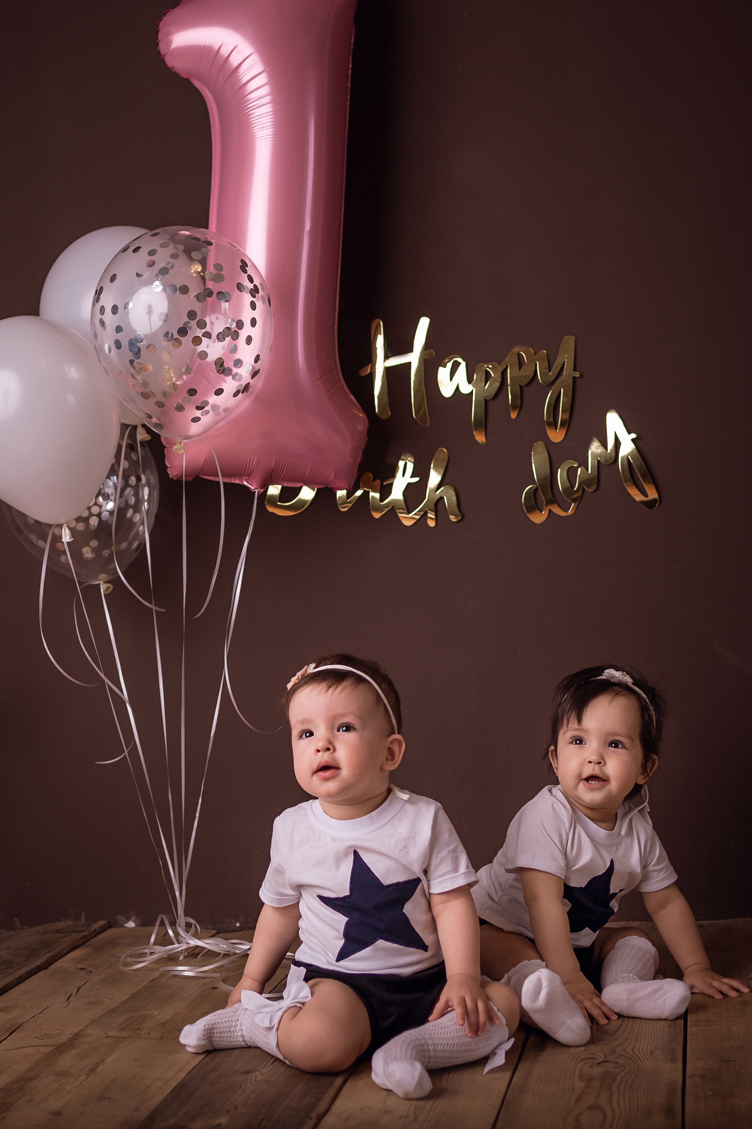 1 годик малышкам. Фотограф Новорожденных и беременности г. Тюмень