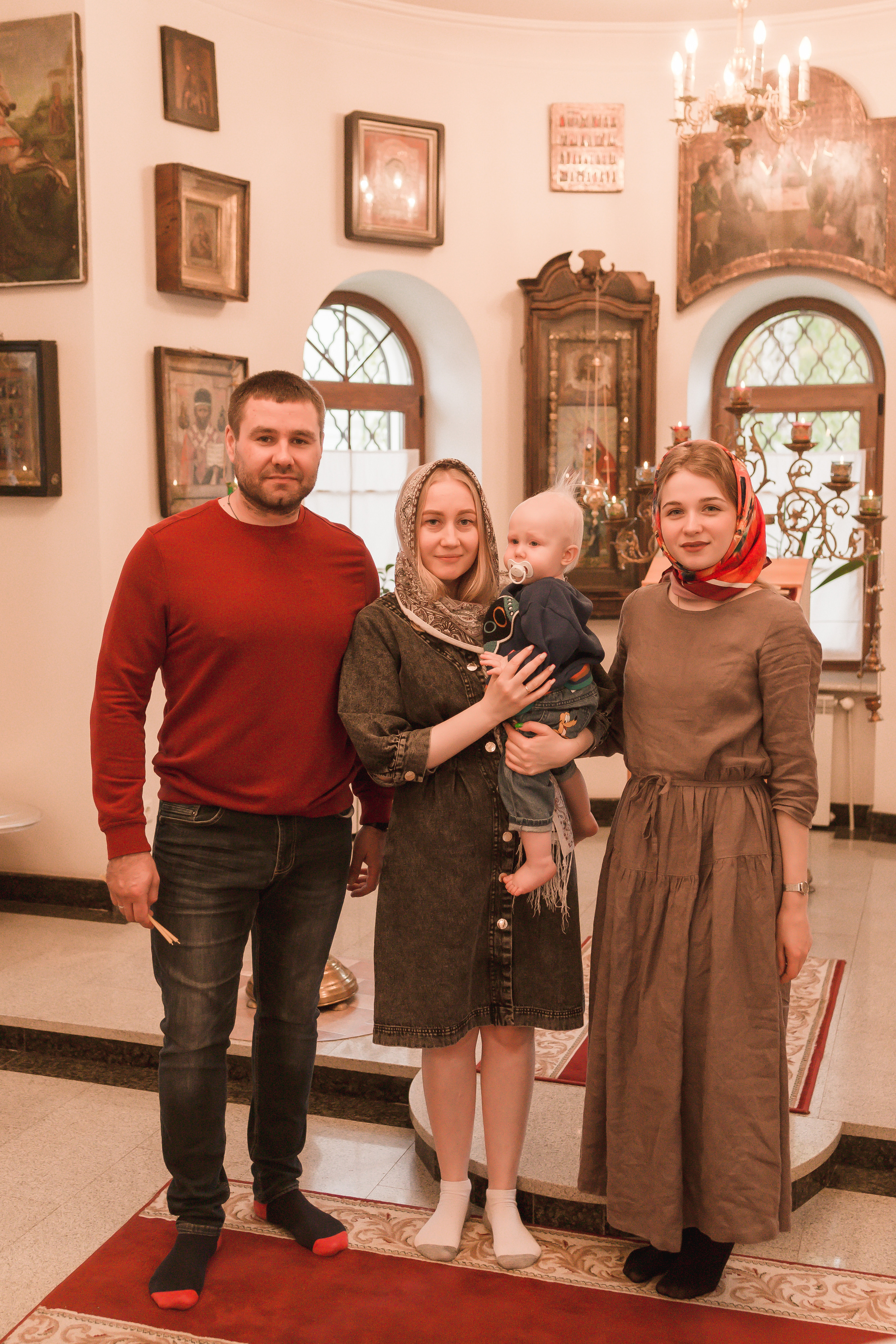 Крещение малышей. Фотограф Новорожденных и беременности г. Тюмень