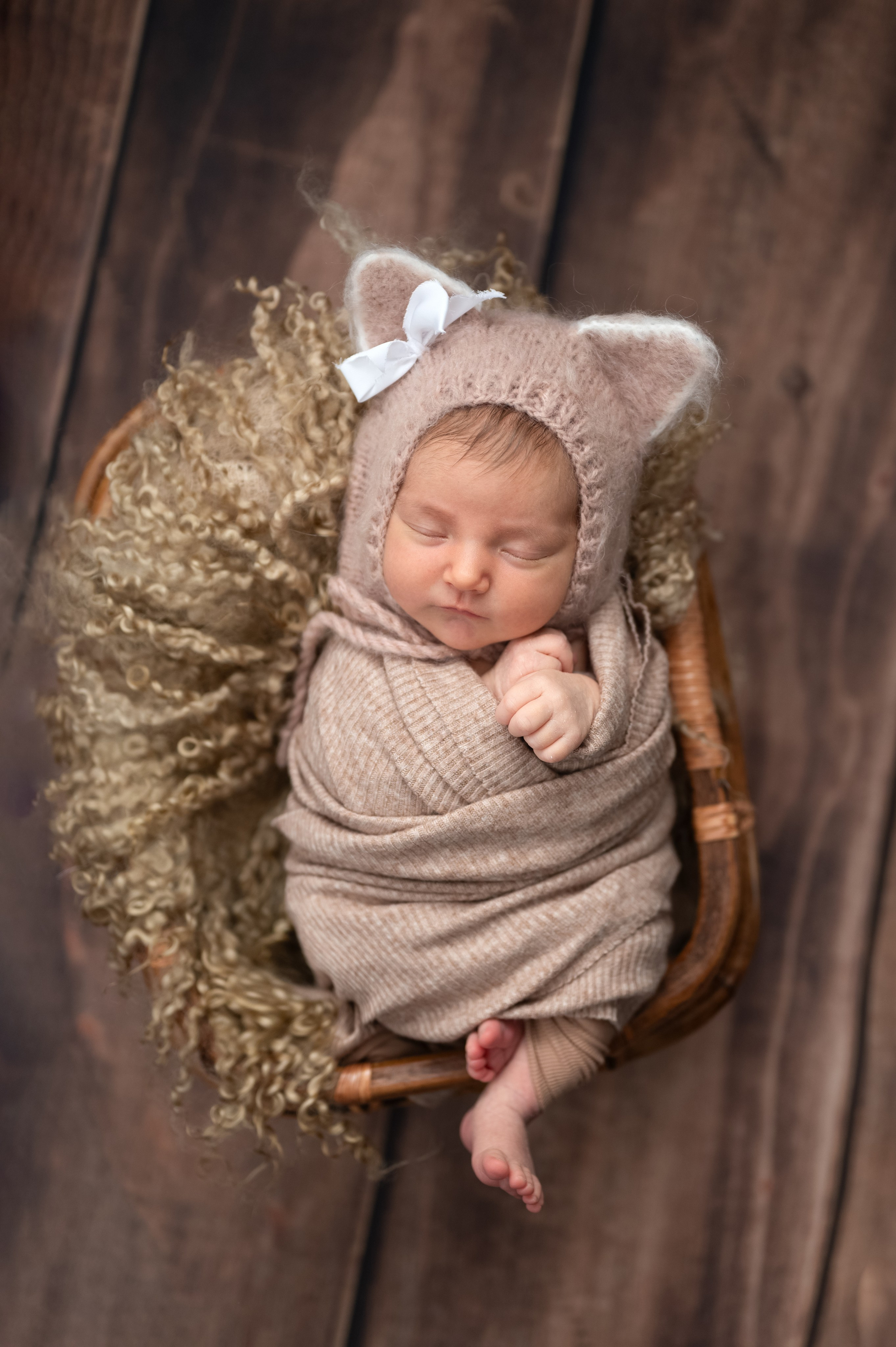 Классический ньюборн. Фотограф новорождённых Ольга Ушакова Москва