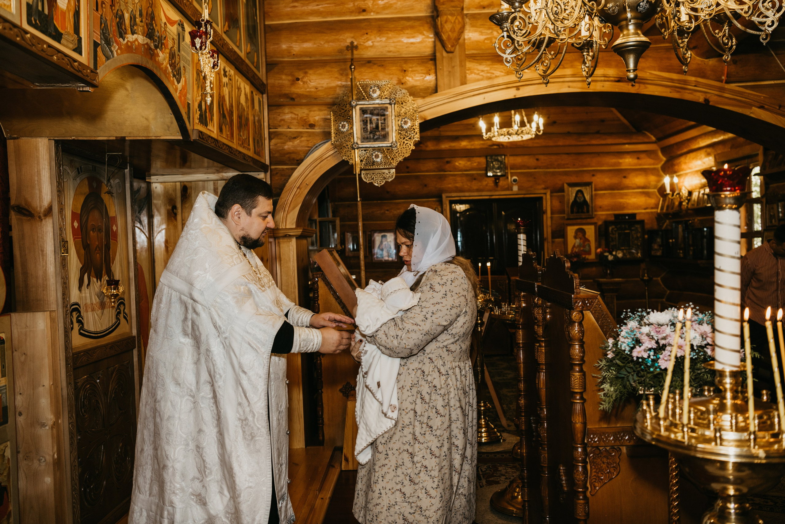 Крещение Елизаветы. Фотограф на выписку из роддома в Москве и МО