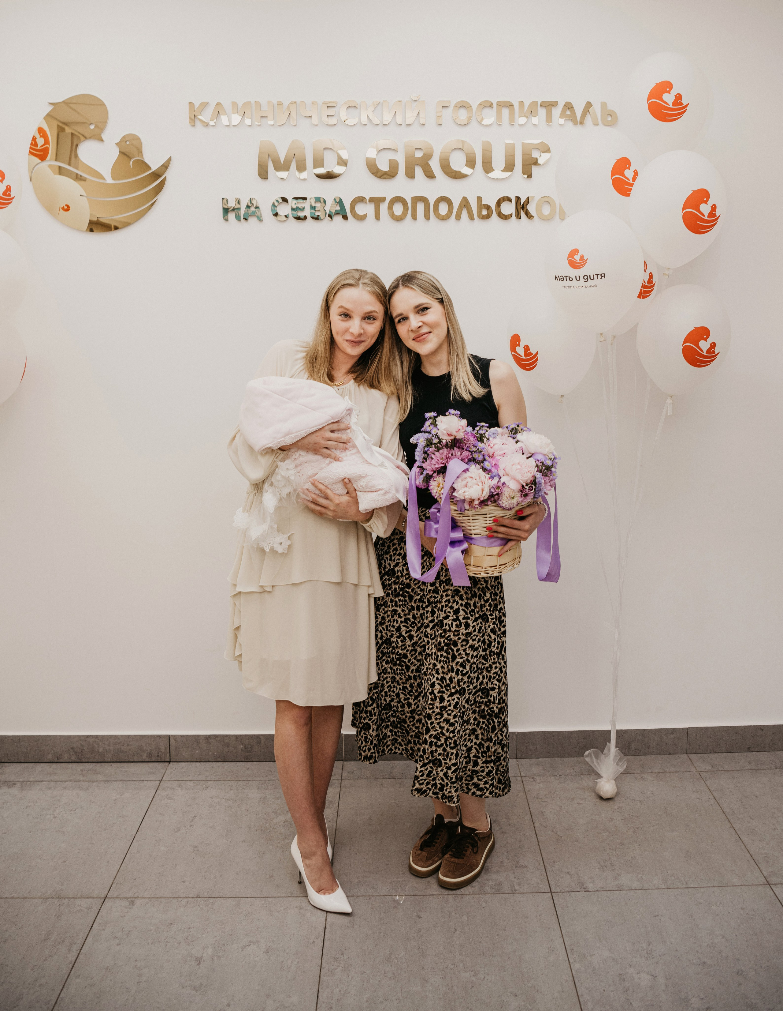 Выписка Виктории. Мать и дитя. Фотограф на выписку из роддома в Москве и МО