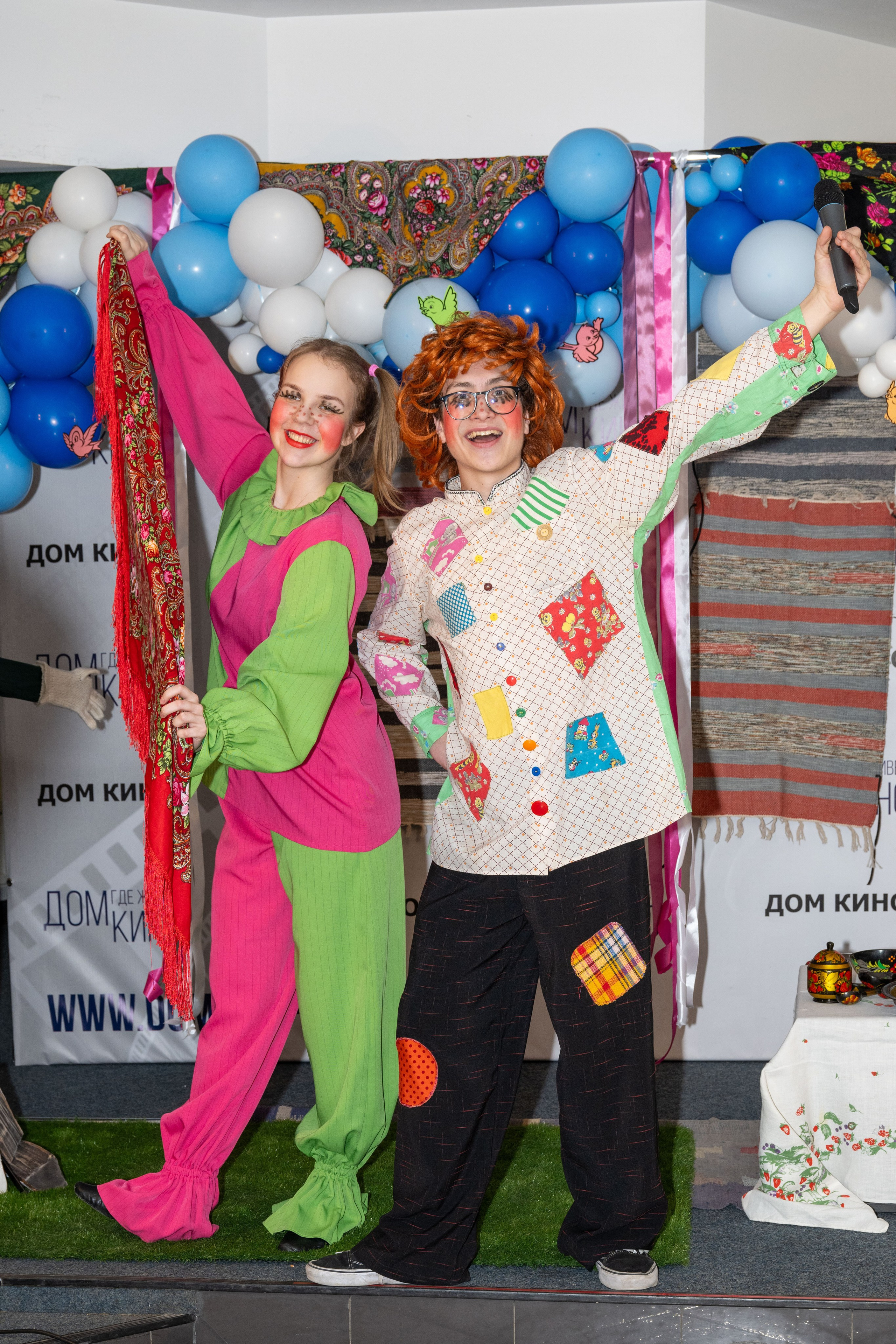 Съёмка в Доме кино