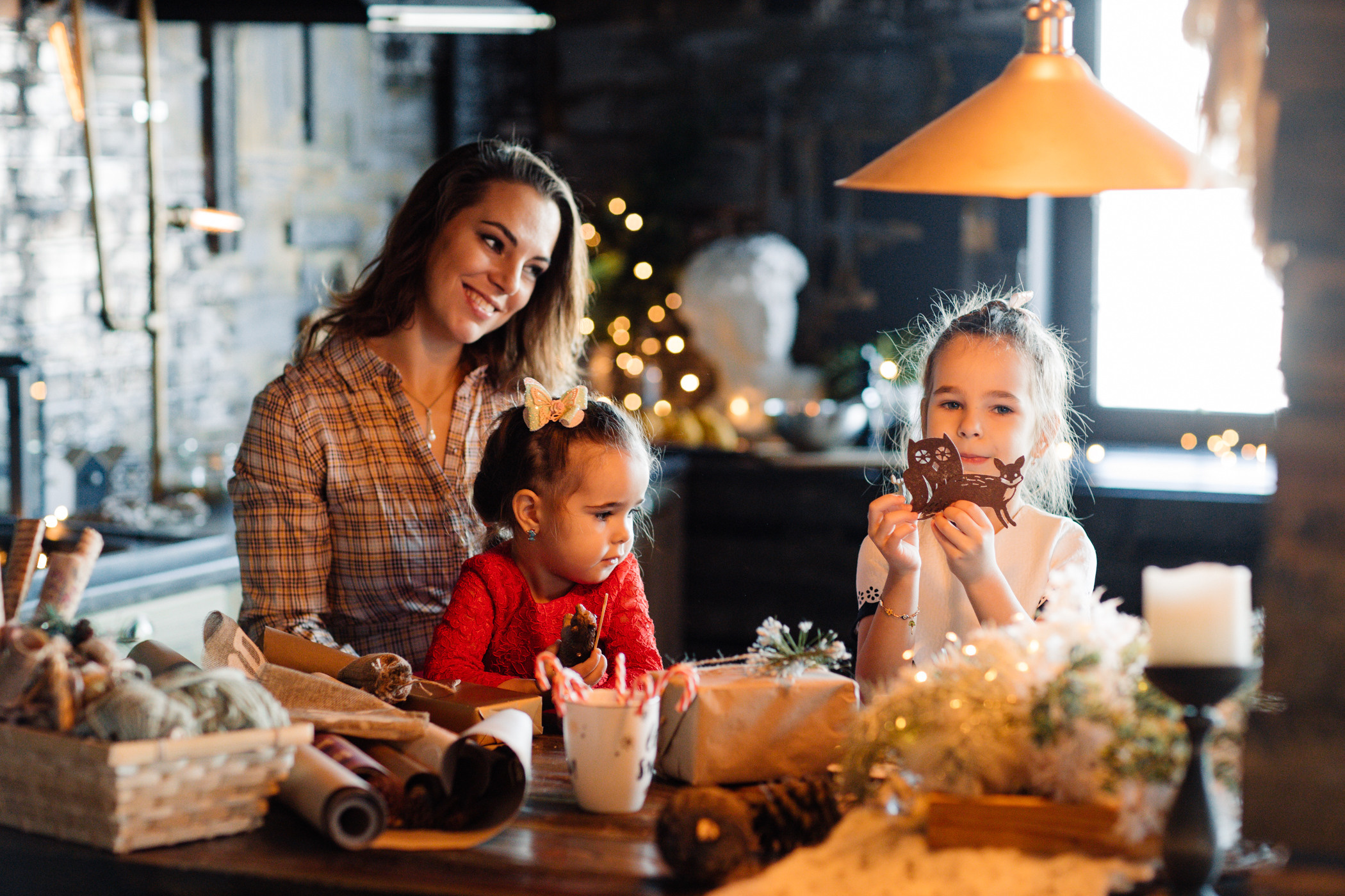 Аня, Элиф и Камелия. Новогодняя фотосессия