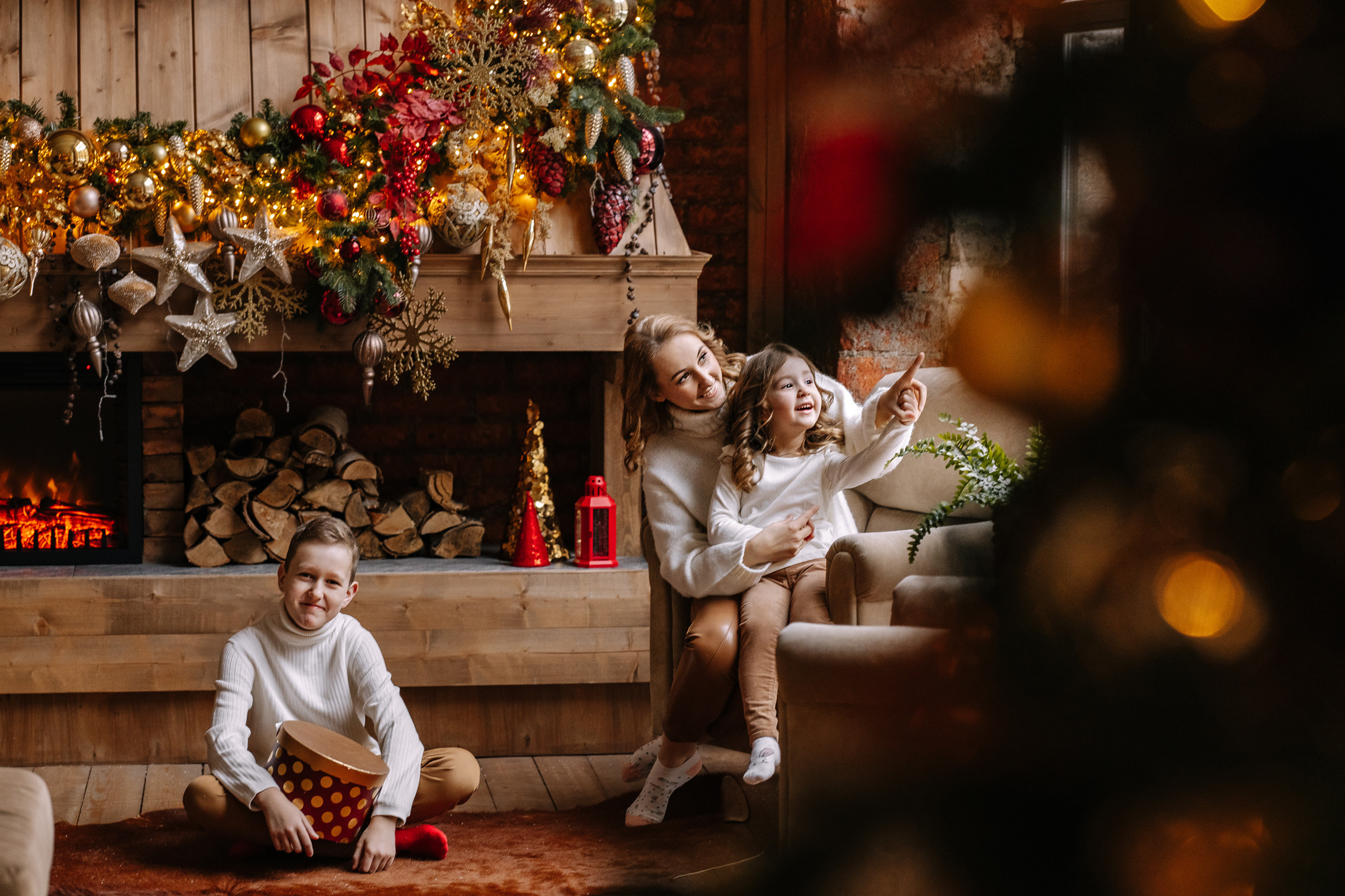 Оксана, Артем и София