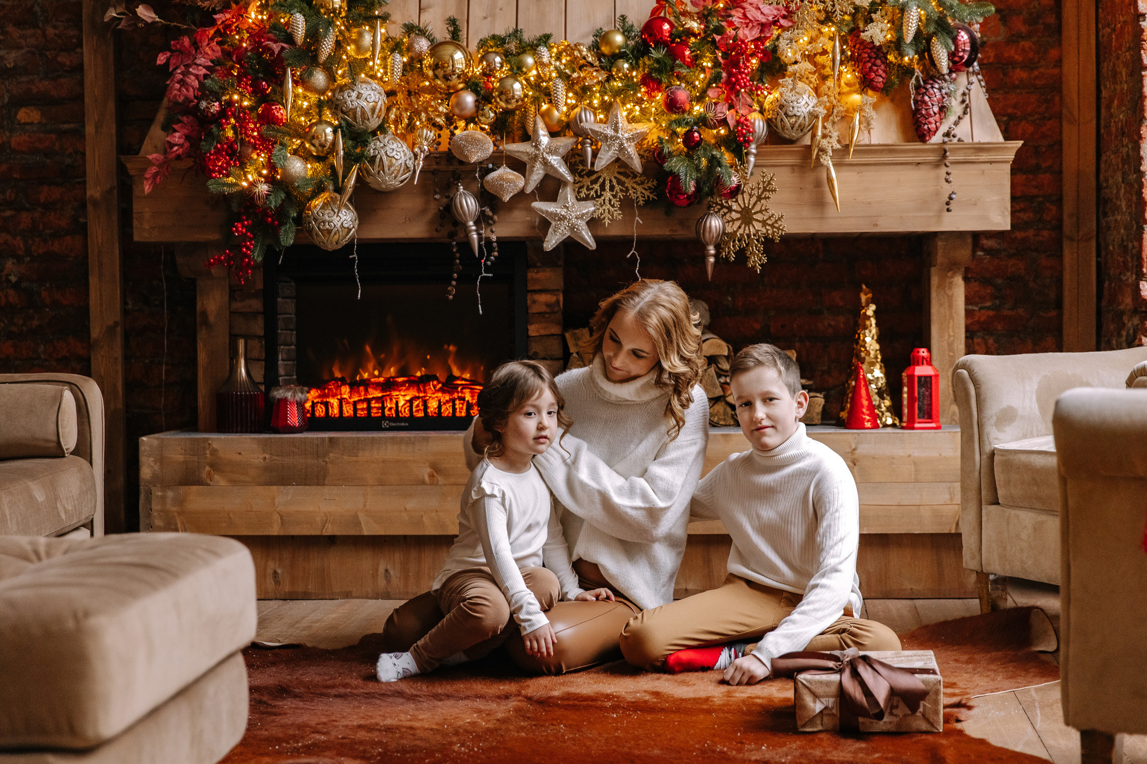 Оксана, Артем и София