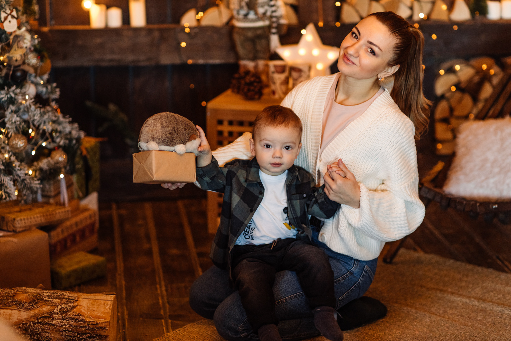 Аня, Элиф и Камелия. Новогодняя фотосессия