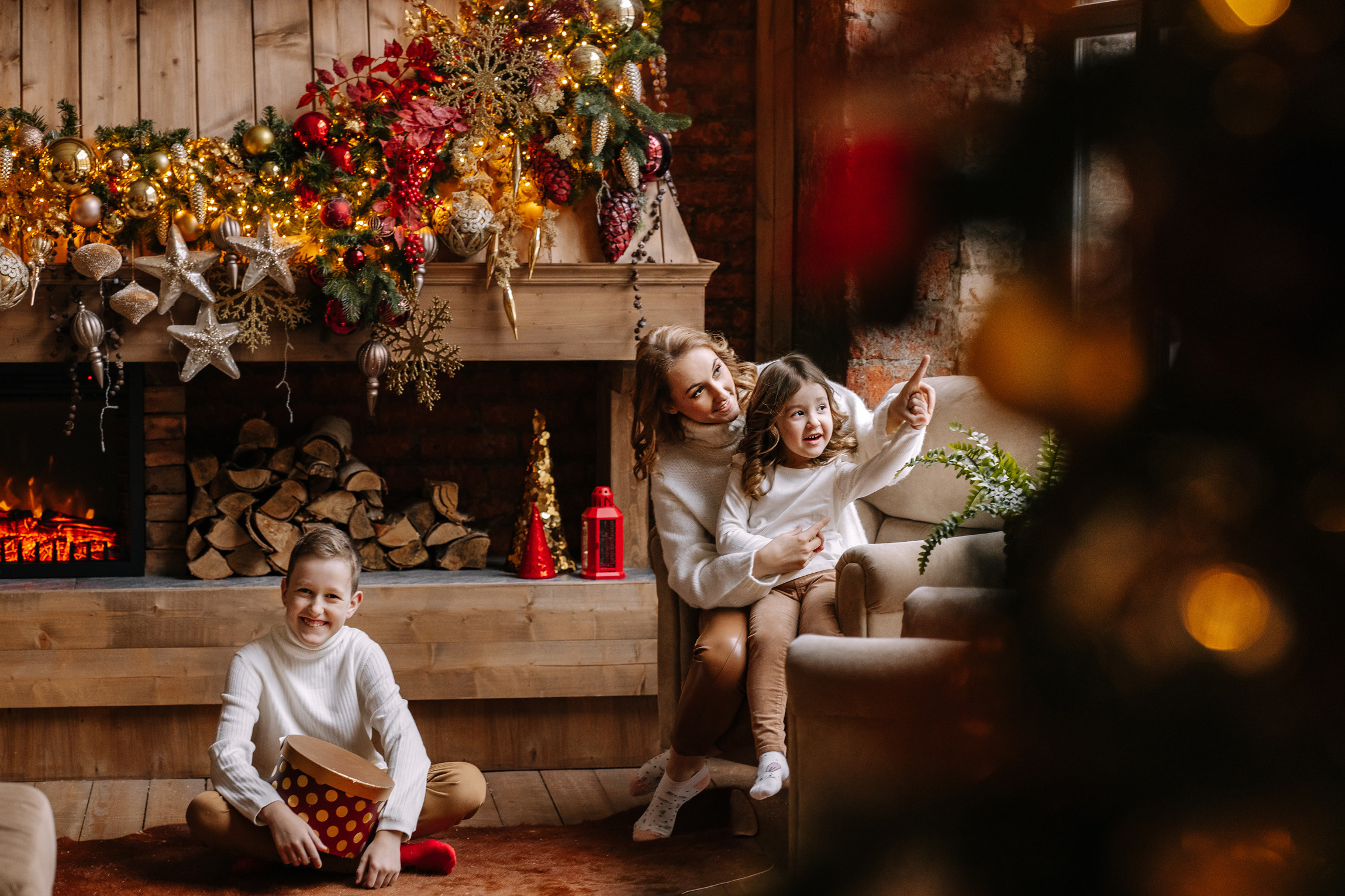 Оксана, Артем и София