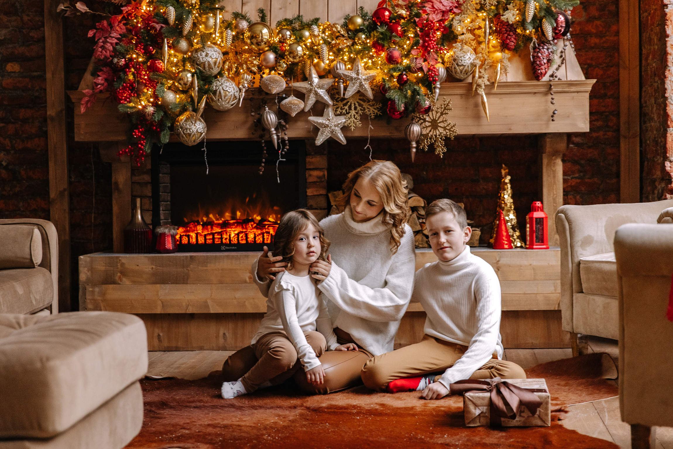 Оксана, Артем и София