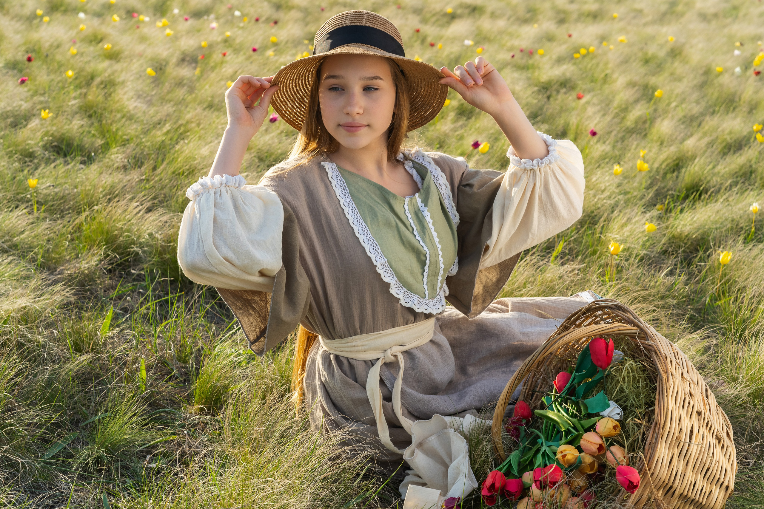 Фотосессия в поле. Фотограф Саратов/Энгельс