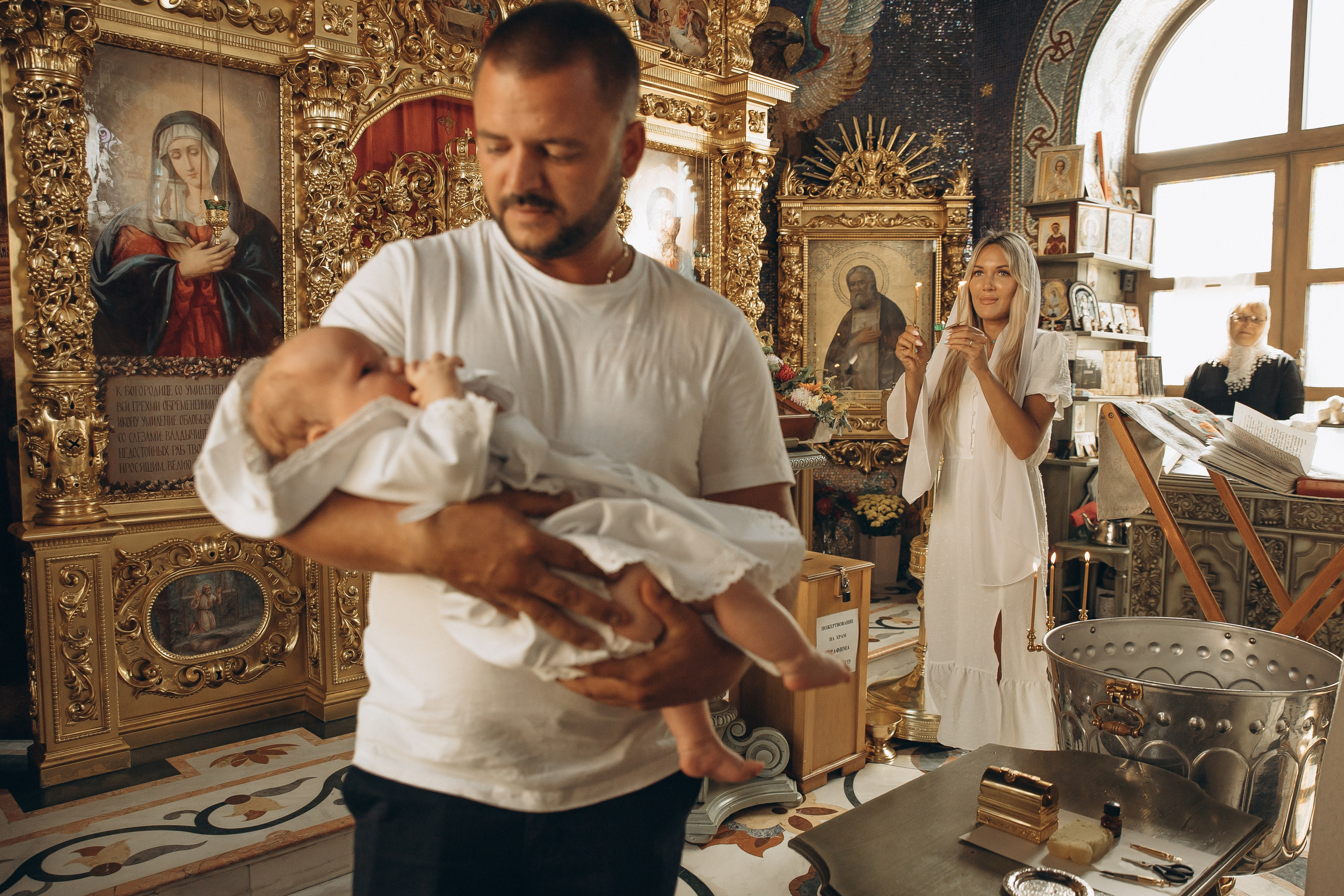 Крещение. Семейный фотограф в Москве и Королеве Евгения Баукова