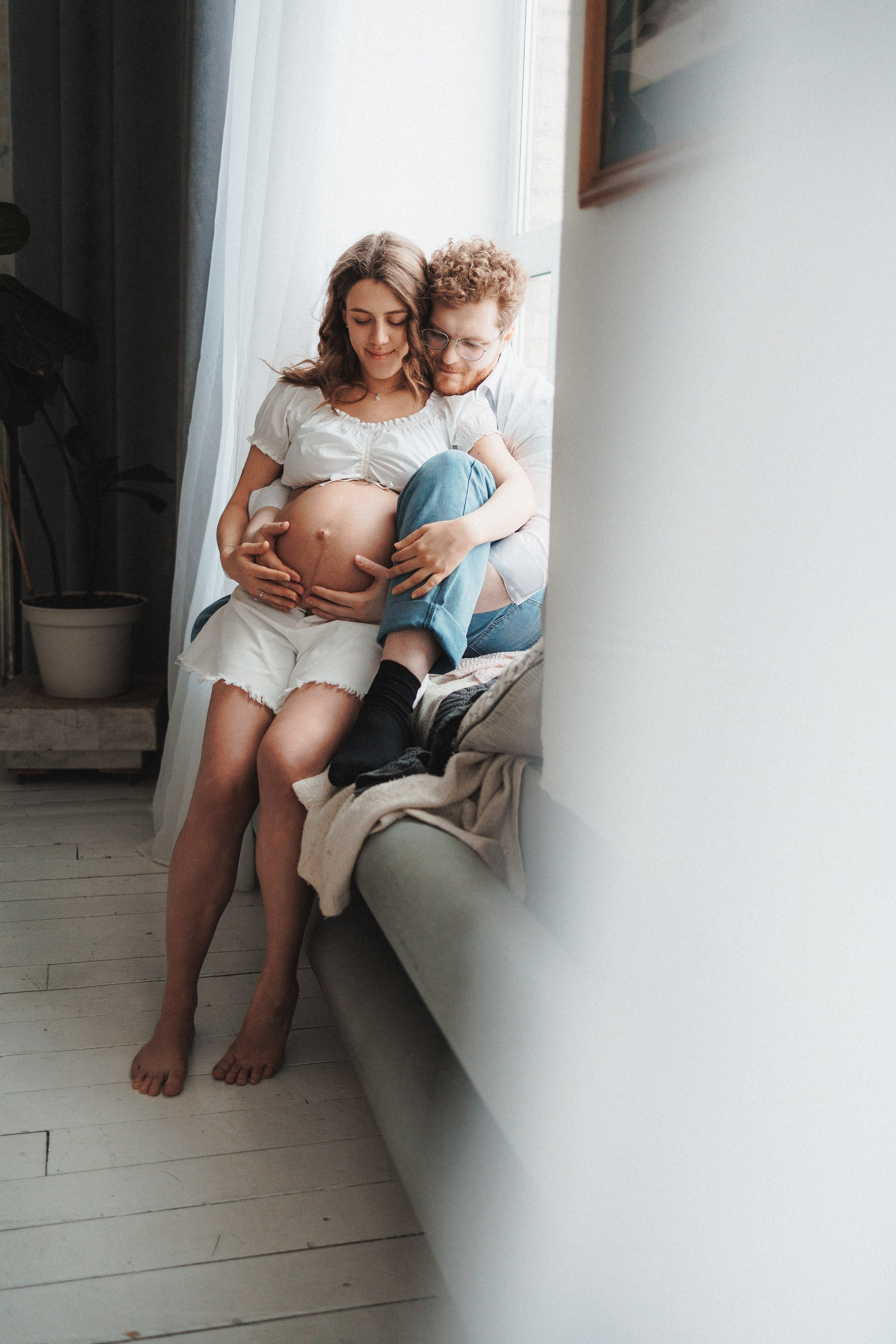 Любовь — это когда ты под сердцем носишь его ребенка. Фотограф Москва Светлана Кирюшина