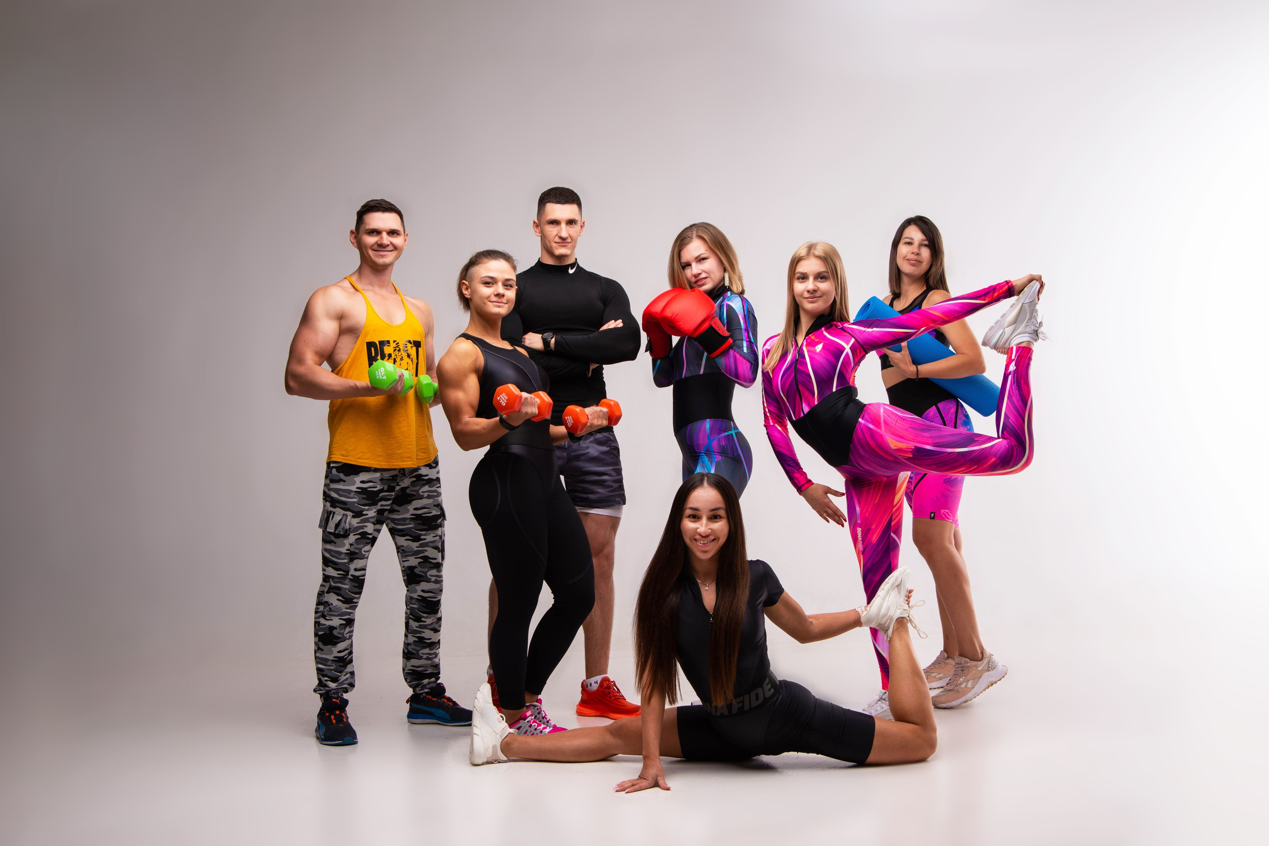 Реклама для сети «FIZкультура». Ксения Glossa. Портретный и репортажный фотограф в Самаре