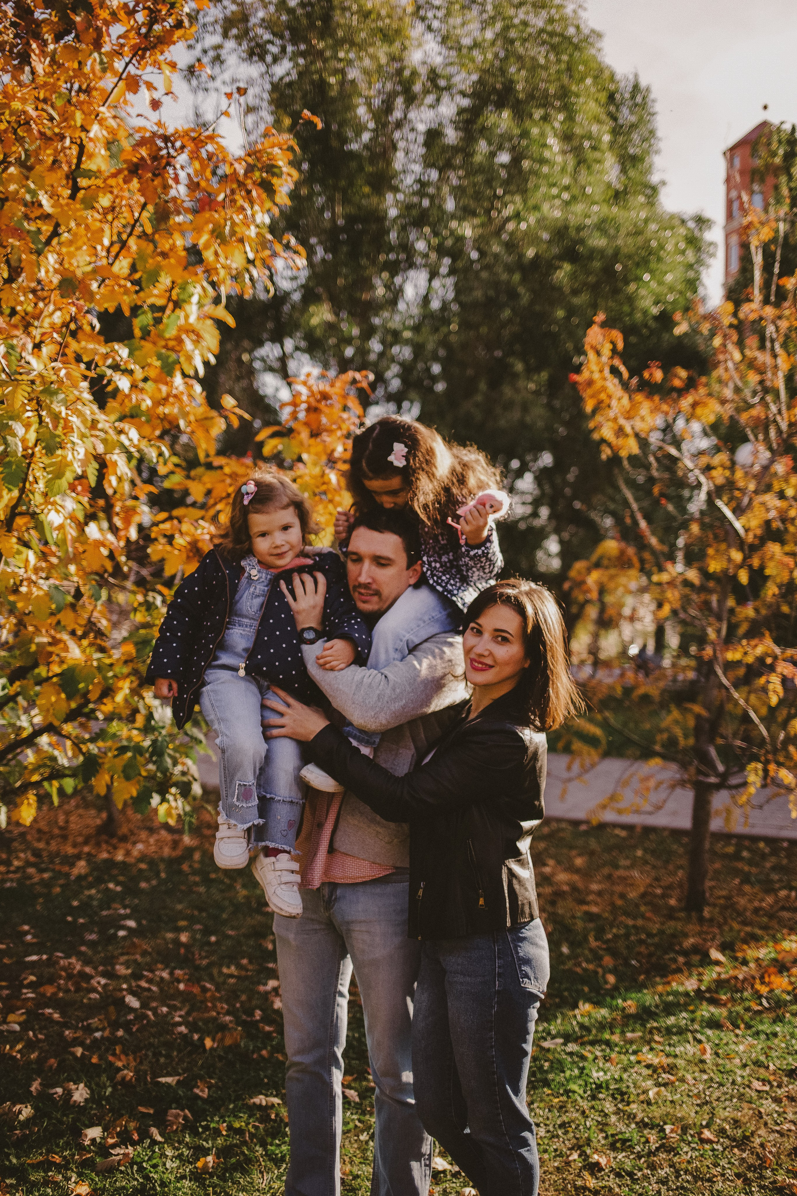 Зарина, Олег и дочки. Семейный фотограф в Самаре