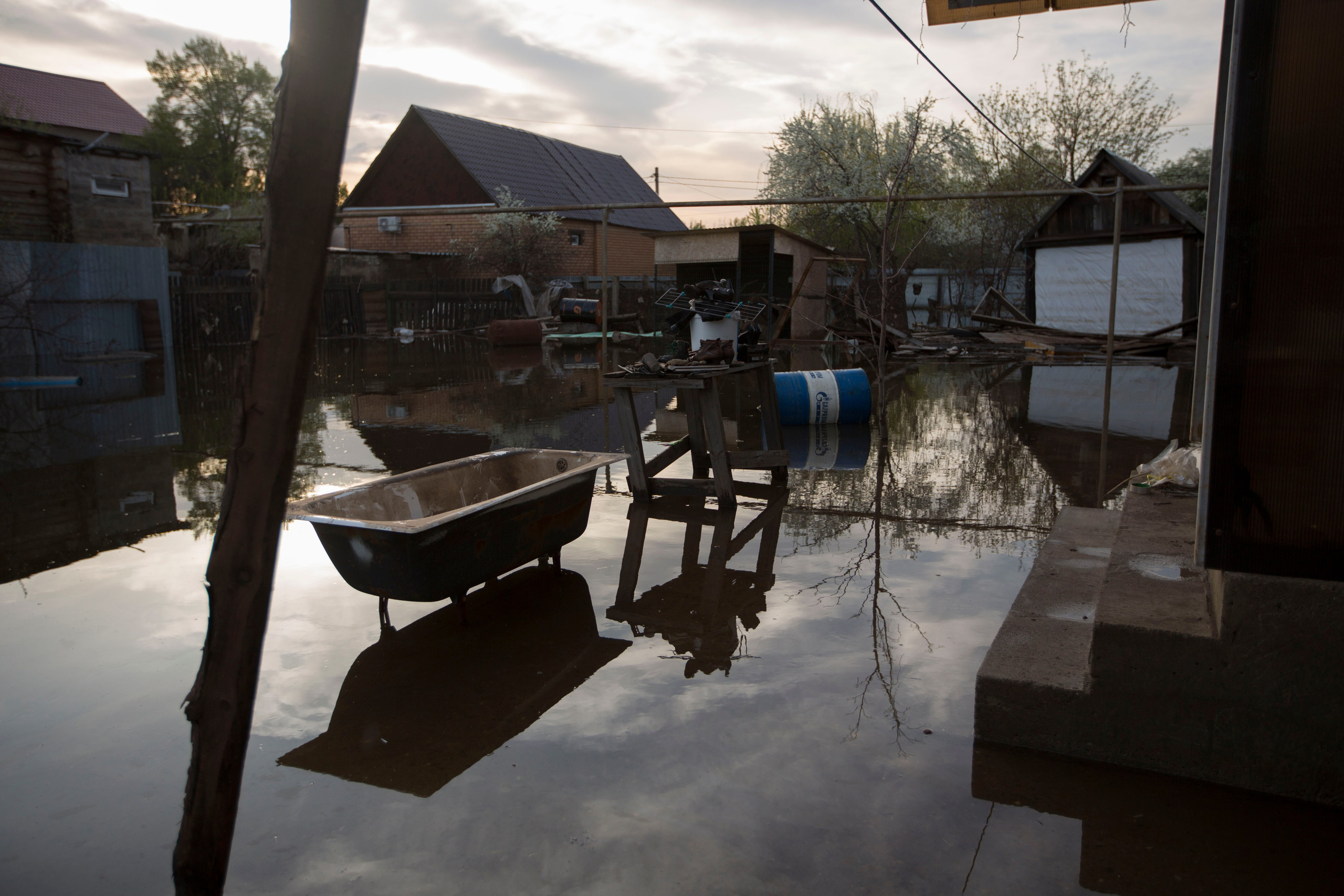 Наводнение в Оренбургской области. Фотограф Анна Барне