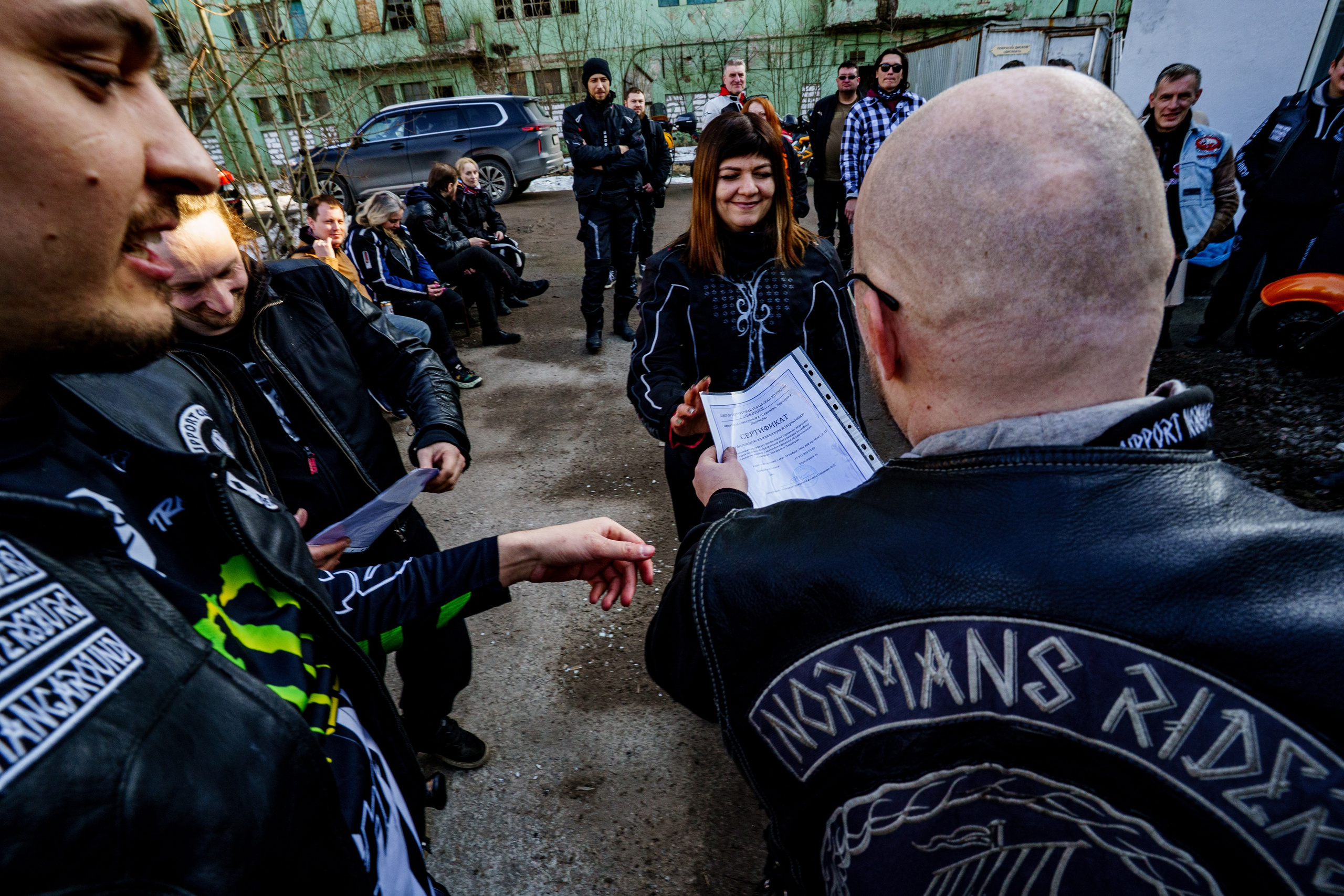 Прохват мотоклуба Norman Riders ч.2. Концертный и репортажный фотограф в Санкт-Петербурге Слава Пахомов