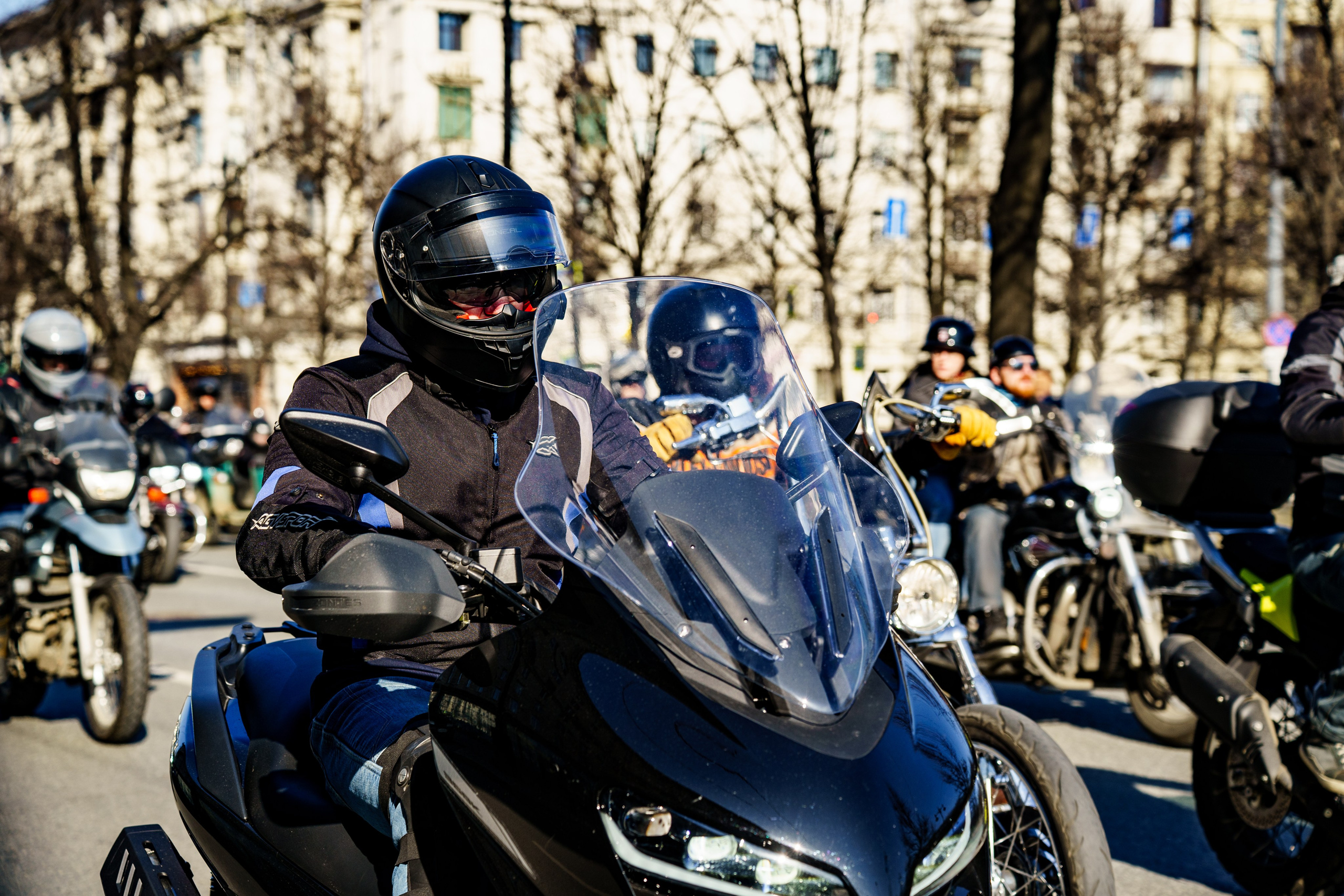 Прохват мотоклуба Norman Riders ч.1. Концертный и репортажный фотограф в Санкт-Петербурге Слава Пахомов