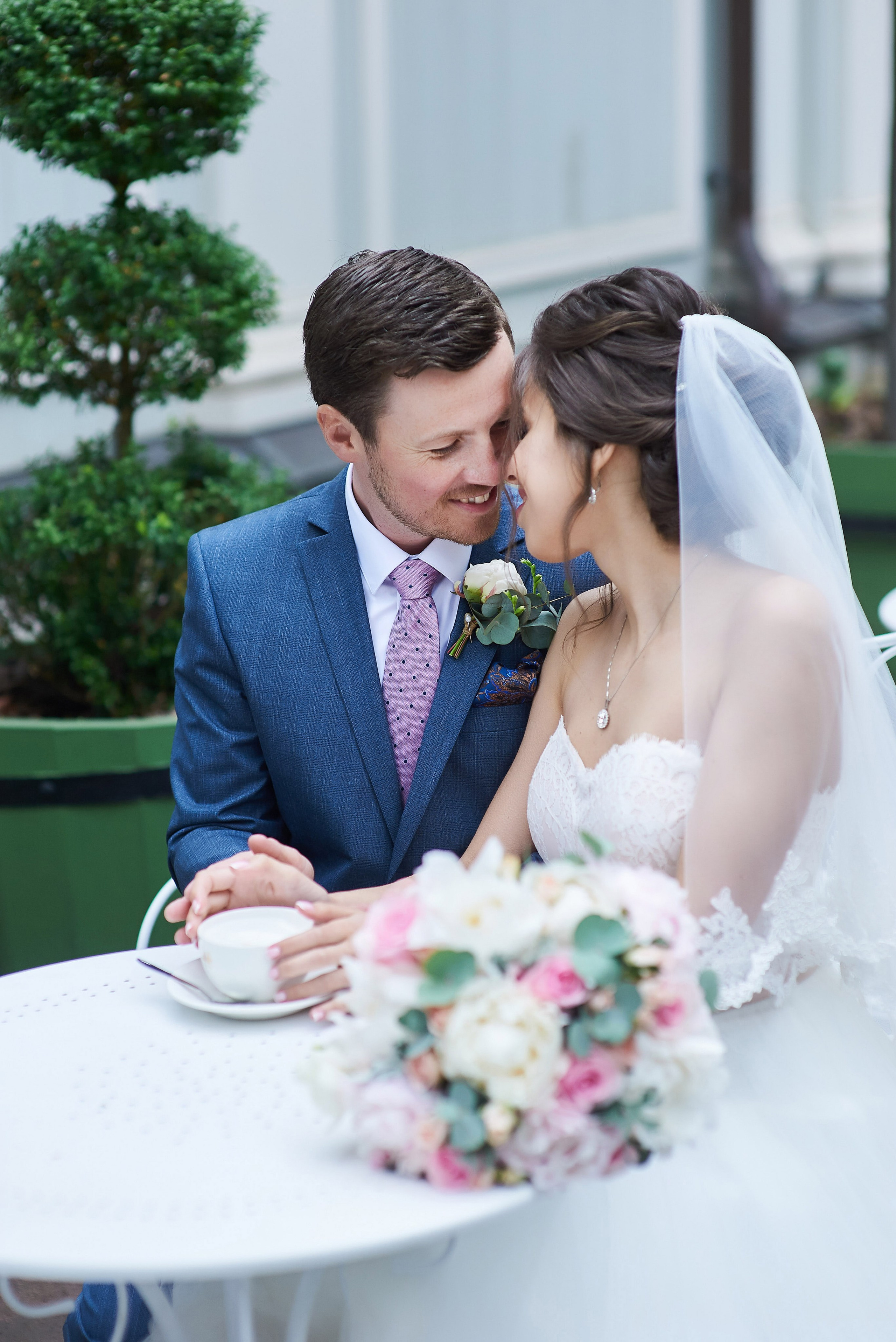 Валерия и Андрей (свадебная фотосессия в Летнем саду). Портретный, семейный и свадебный фотограф в Санкт-Петербурге и в Пушкине Ширяев Денис