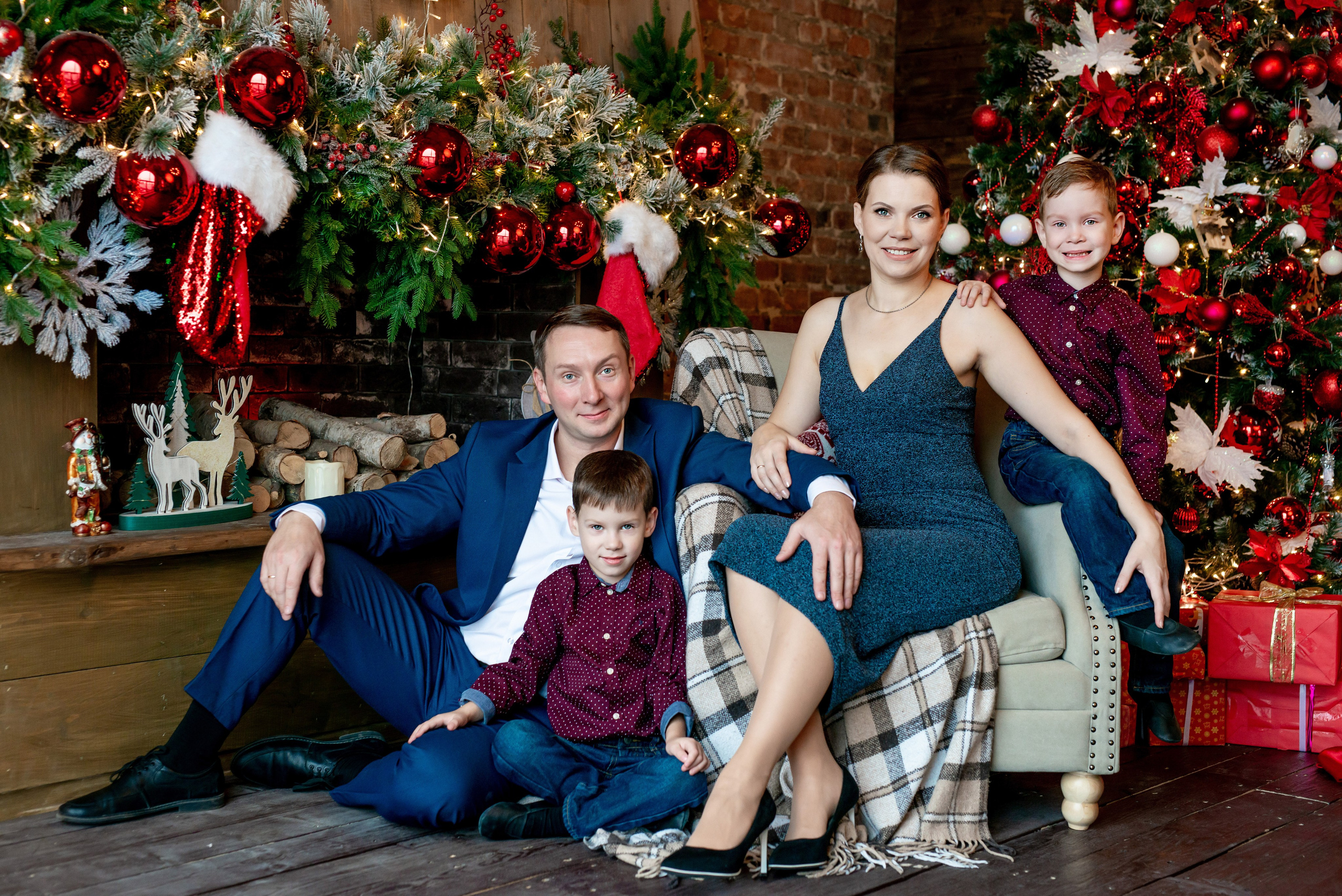 Новогодняя классика. Портретный, семейный и свадебный фотограф в Санкт-Петербурге и в Пушкине Ширяев Денис